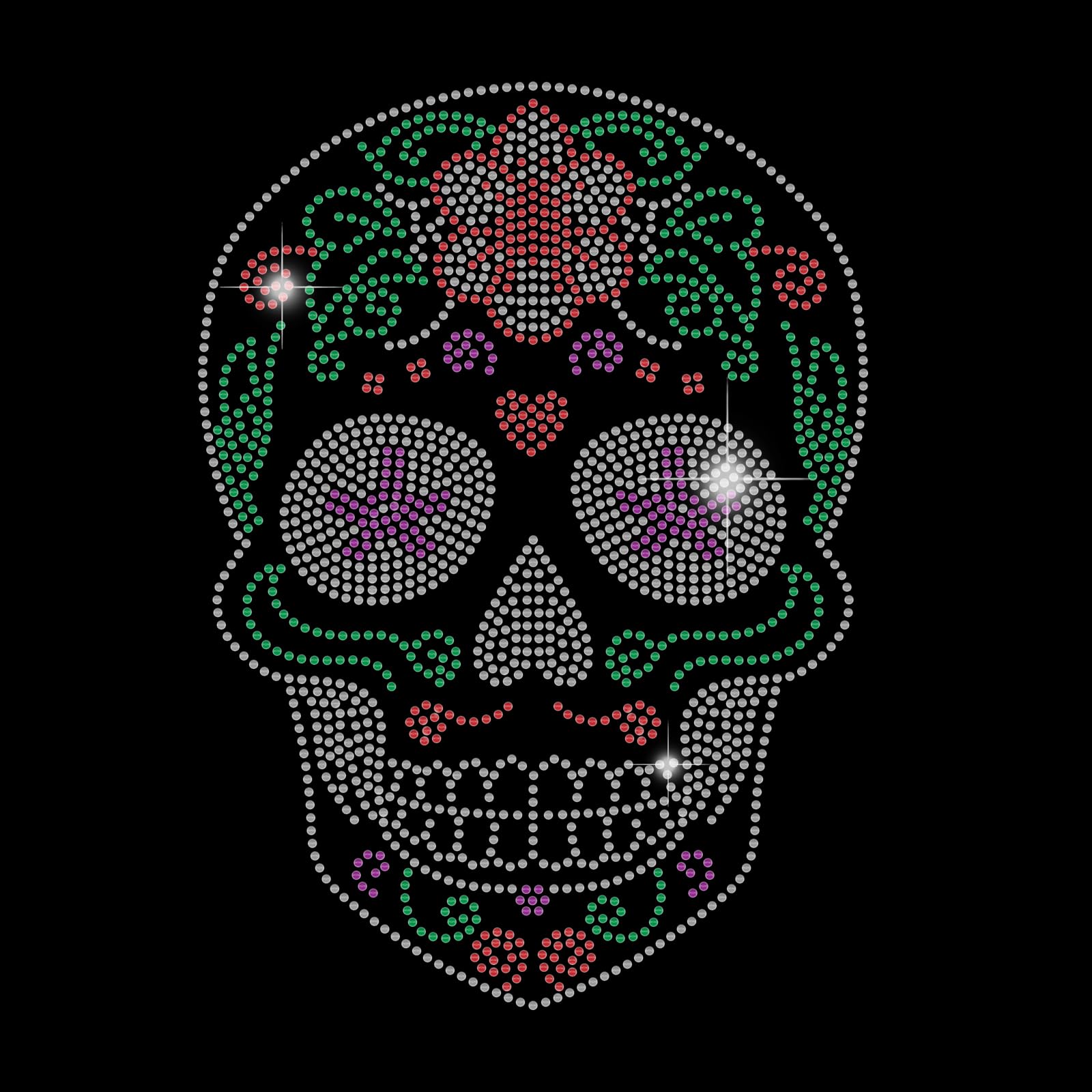 236 ハロウィン ドクロ アイロンプリントシート Amazon.co.jp: SUPERDANT イースター・ドクロ アイロン転写