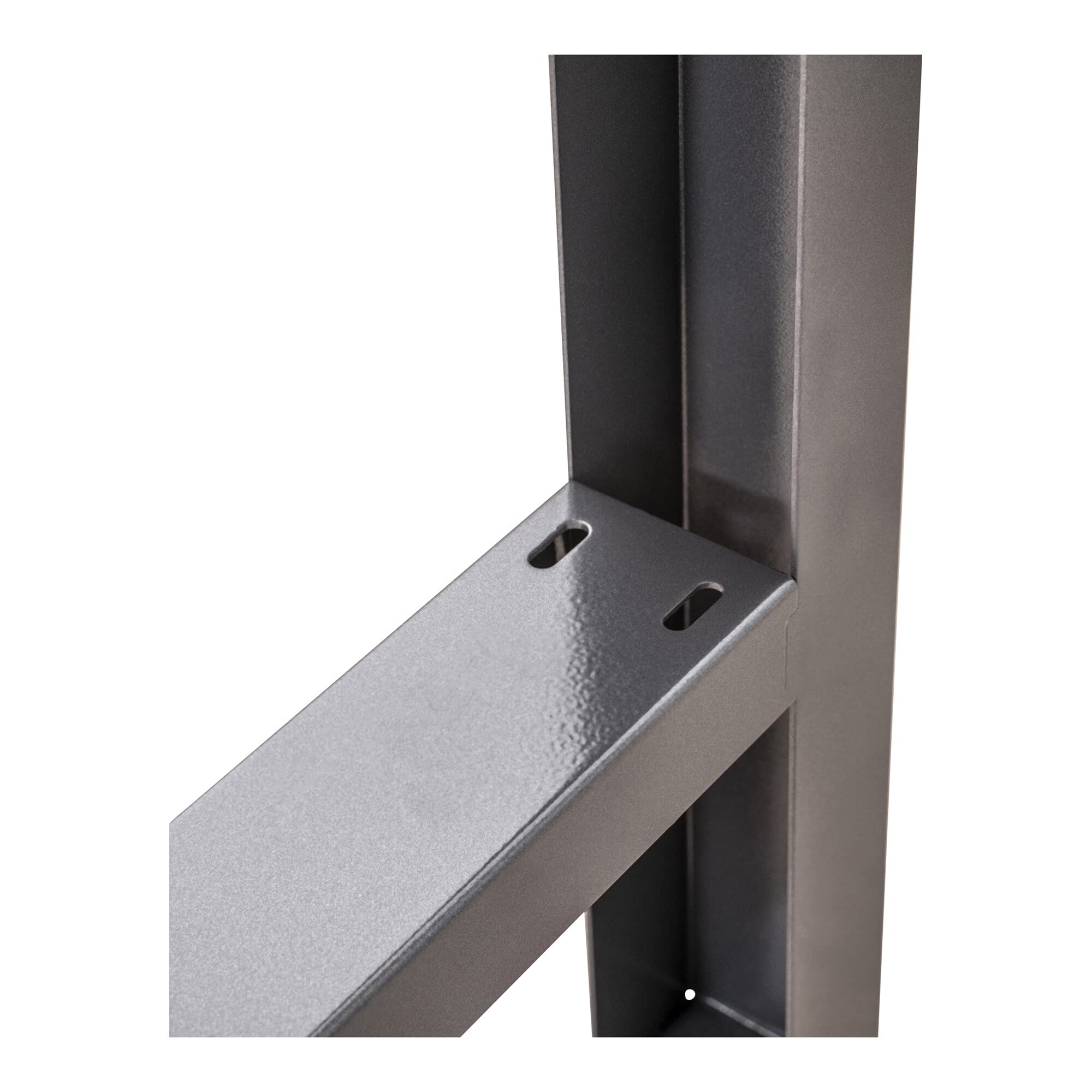 STIER Werkbank Premium, 1 Schublade, 200x70x84 cm, gefertigt aus pulverbeschichtetem Stahl und Buchenholz, perfekt für Montagearbeiten, langlebig, praktisch und zuverlässig