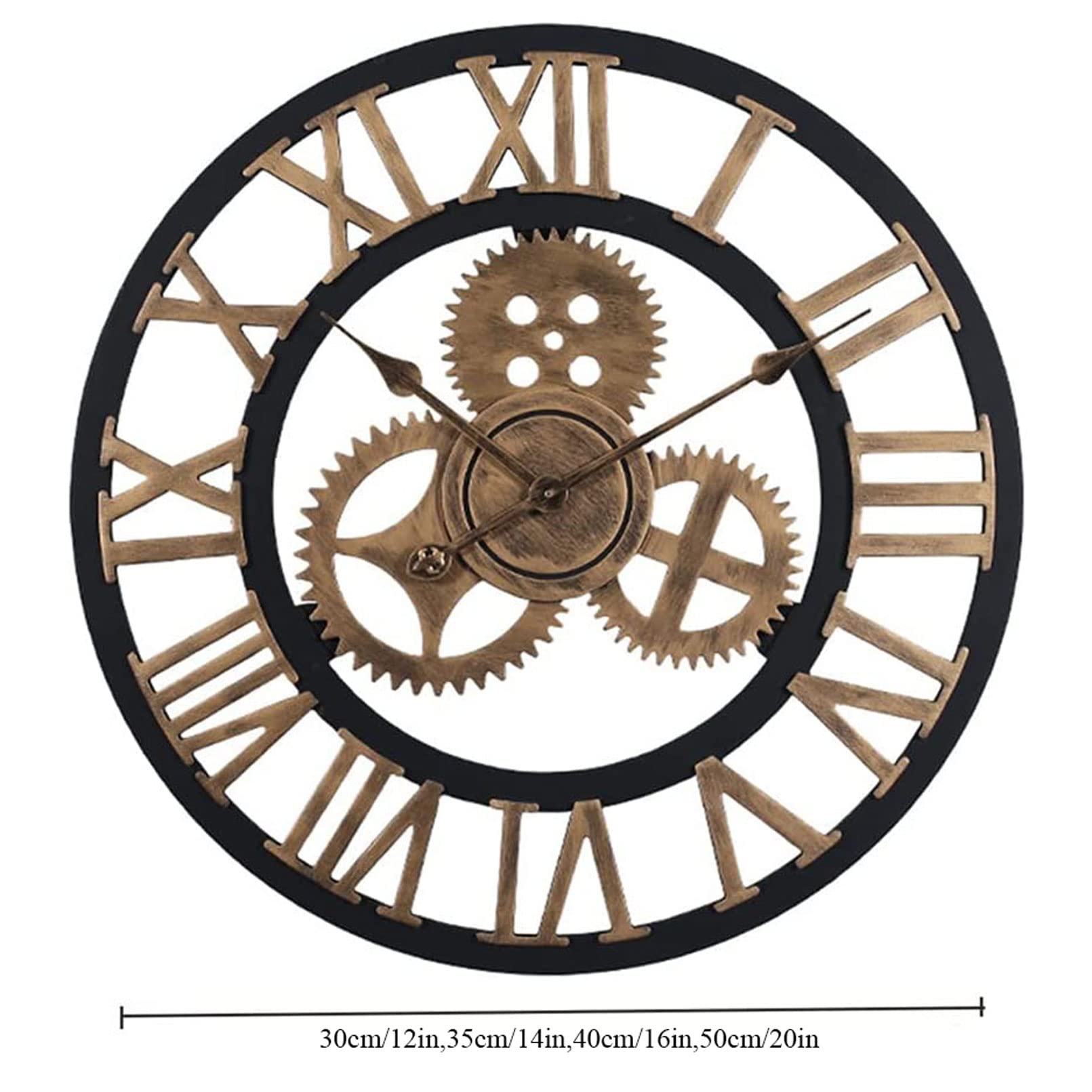 Amazon｜ローマ数字の壁掛け時計 サイレント 非カチカチ数字時計