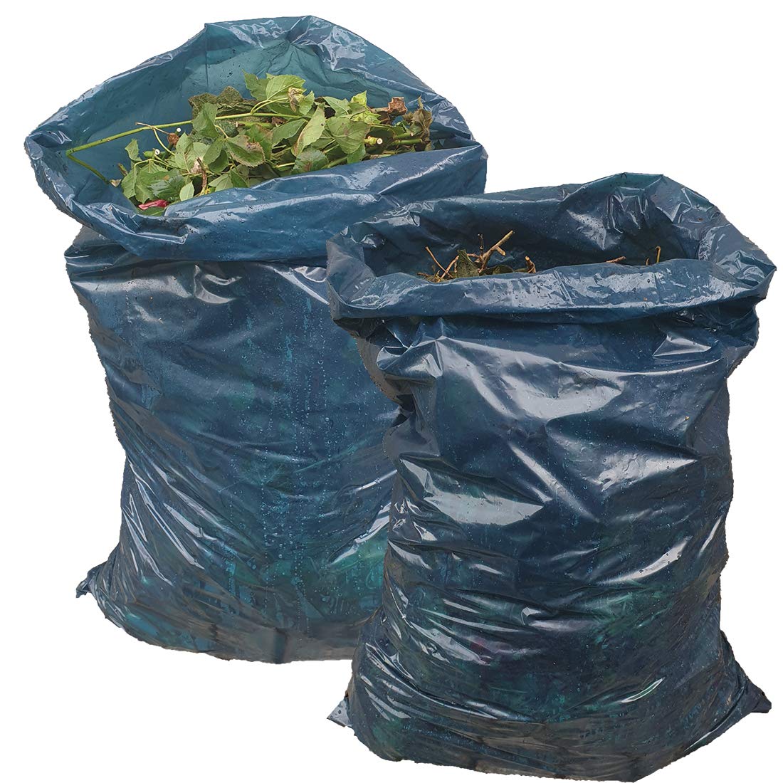 Bolsas de basura azules, 120 l de volumen, 70 μ (10 rollos)