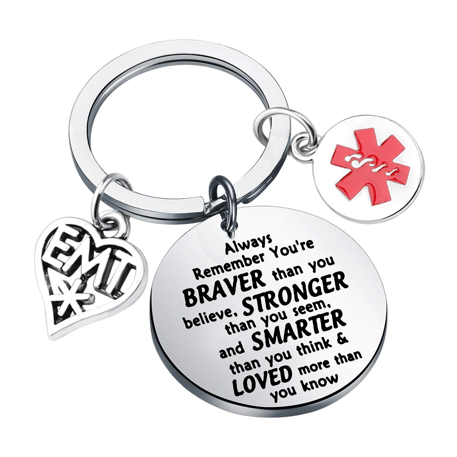 FUSTMW Emergency Medical Gift Keychain Emergency Medical Graduation Gifts
