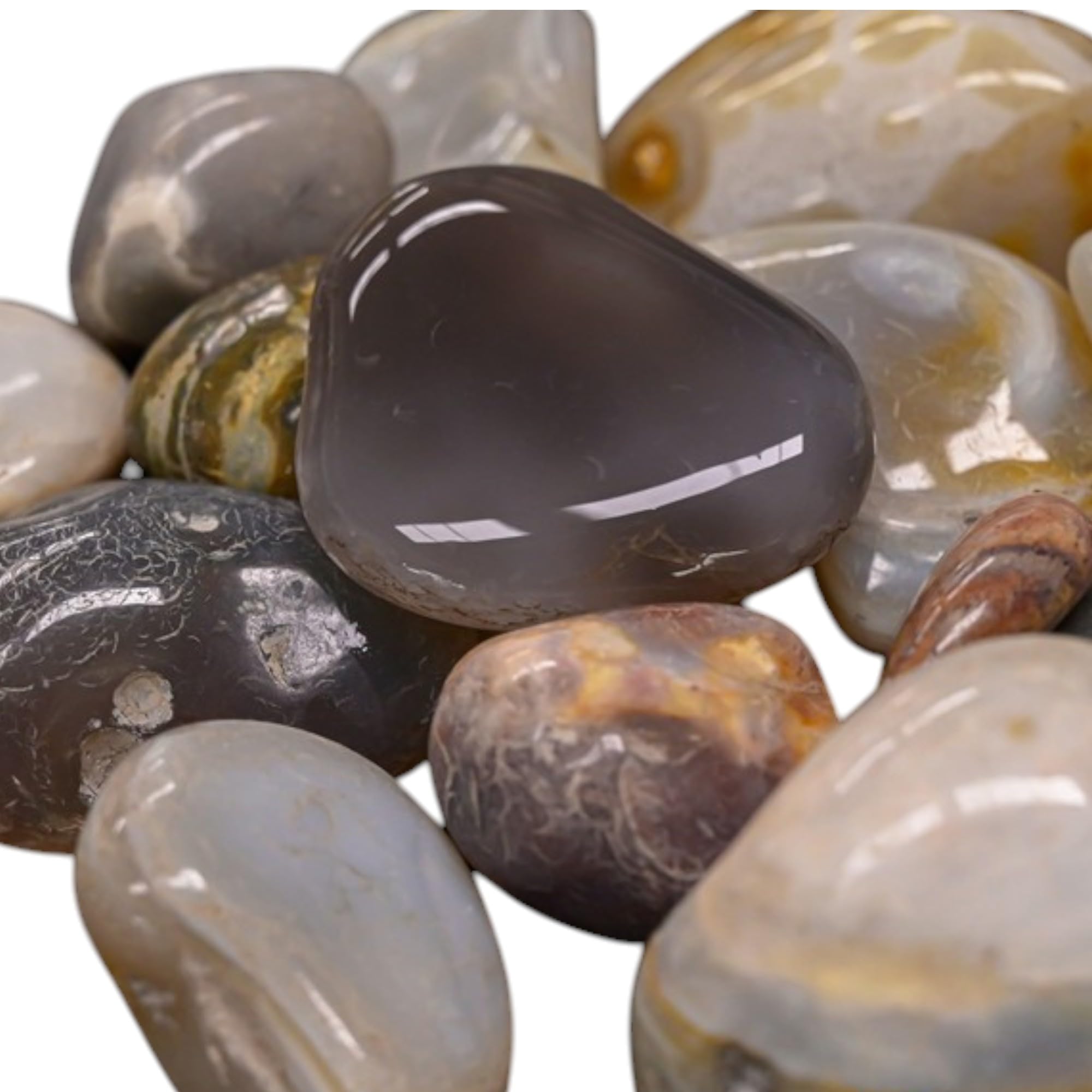 Garden Art Pebbles Decorative Stones, Outdoor Decor Plant Aquariums, Landscaping, Vase Fillersnes for Plant Aquariums, Landscaping Pebbles for Home Decor (5 KG, Mixed Big)