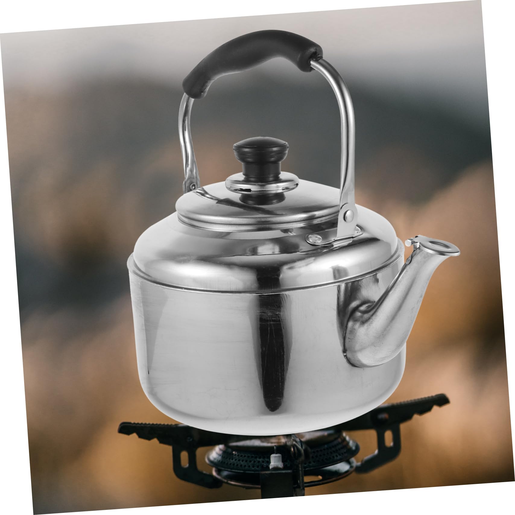 Wasserkocher Gasherd ?tenkessel Edelstahl Pfeifenkessel Gasherd 5L Wasserkessel Pfeifender ? Wasserkessel Induktion Teekessel Teakettle Wasser Topf für Küche Wandern Camping
