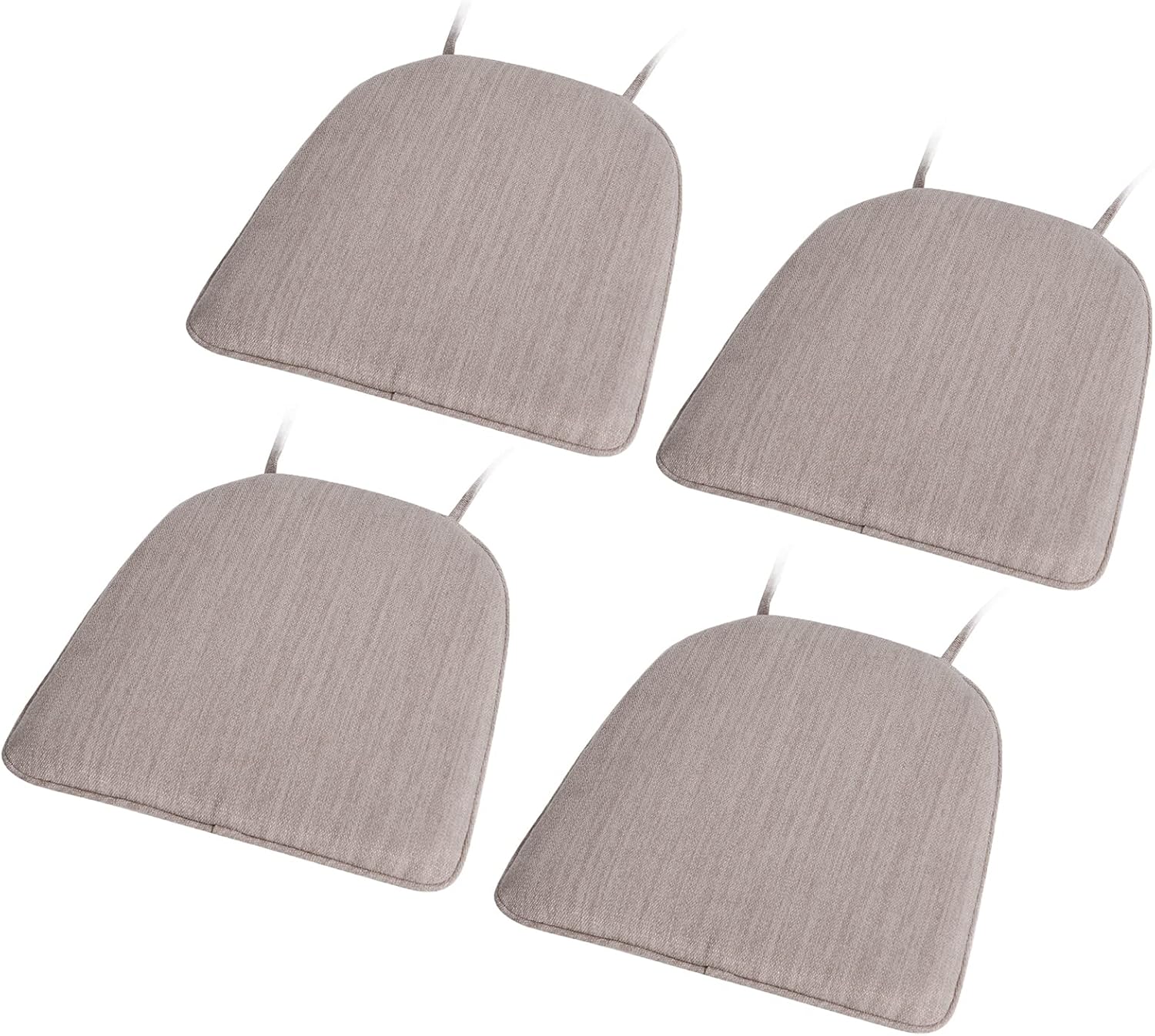 baibu Set of 4 Super Soft Metal Dining Chair Pads Bar Stool