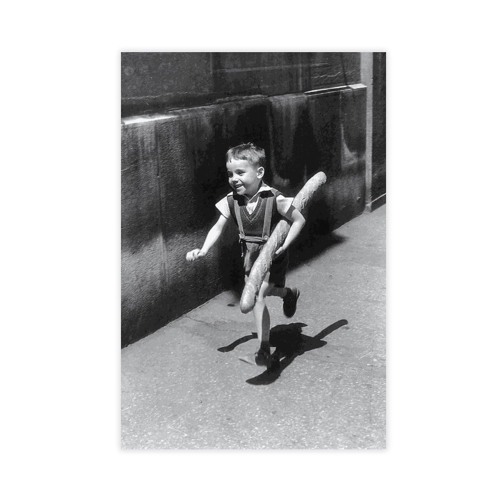 MOIT Robert Doisneau Art 3 - Poster su tela, decorazione da parete, per soggiorno, camera da letto, 30 x 45 cm