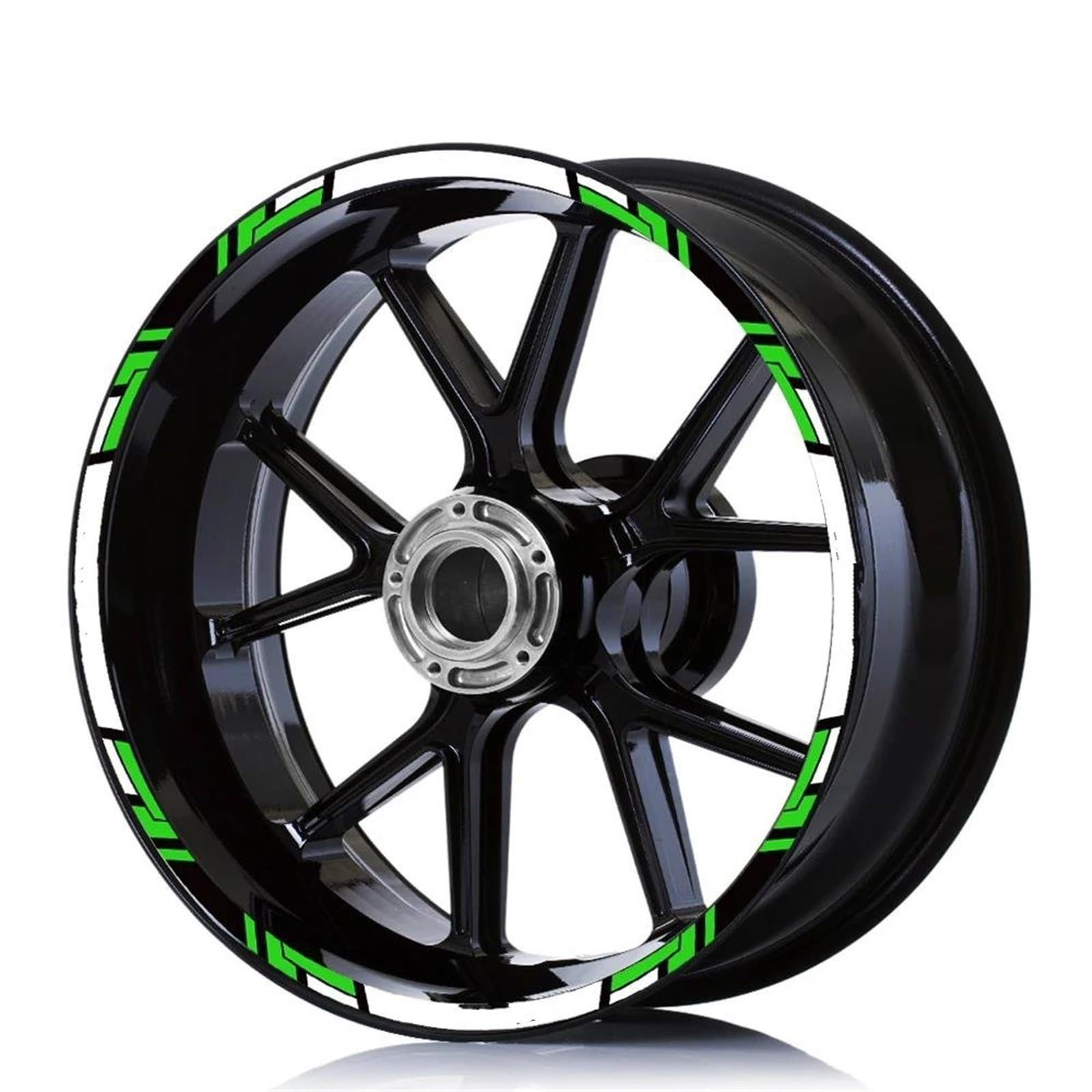 Motorcycle Accessories Wheel Stickers Reflective Decals Rims for Kawasaki for VERSYS 1000 650(Style 3)
