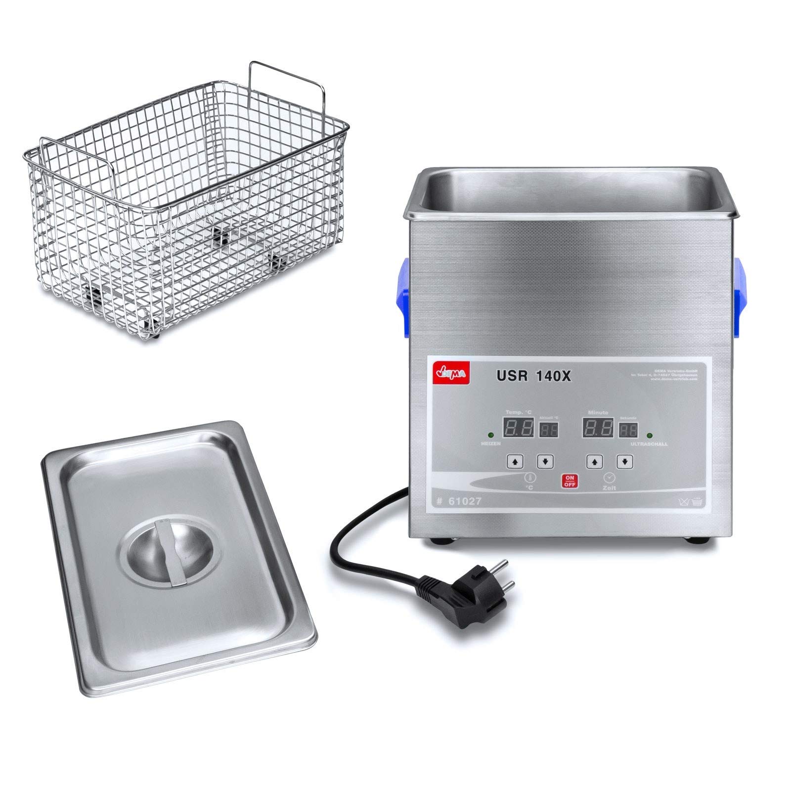 DEMA – Limpiador ultrasónico (4,5L 120/140 con calefacción