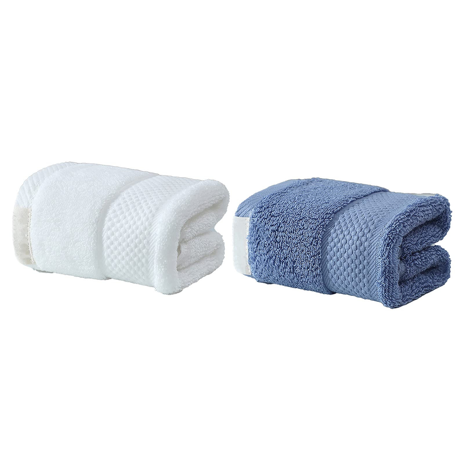 Serviette de bain absorbante lot de 2 draps en coton pour salle de bain