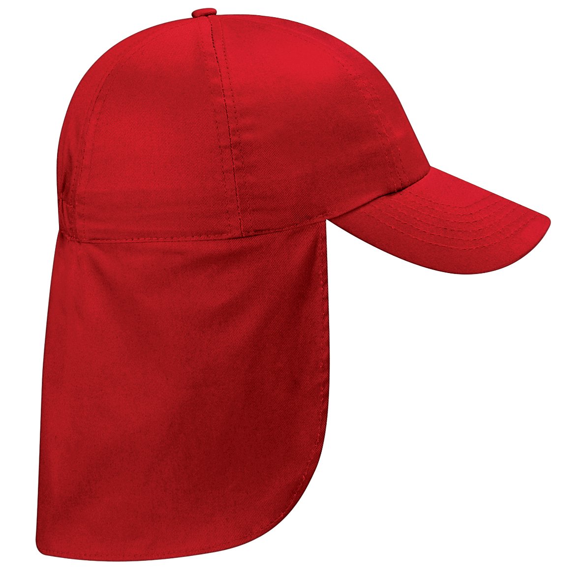 Beechfield Kids Legionnaire Cap in red