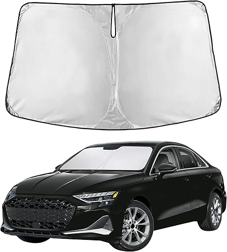 Miniatura 93 de EcoNour Parasol para parabrisas Rivian R1S / R1T 2022-2024 2025 2026, visera solar para parabrisas delantero y ventana, bloqueador de calor UV