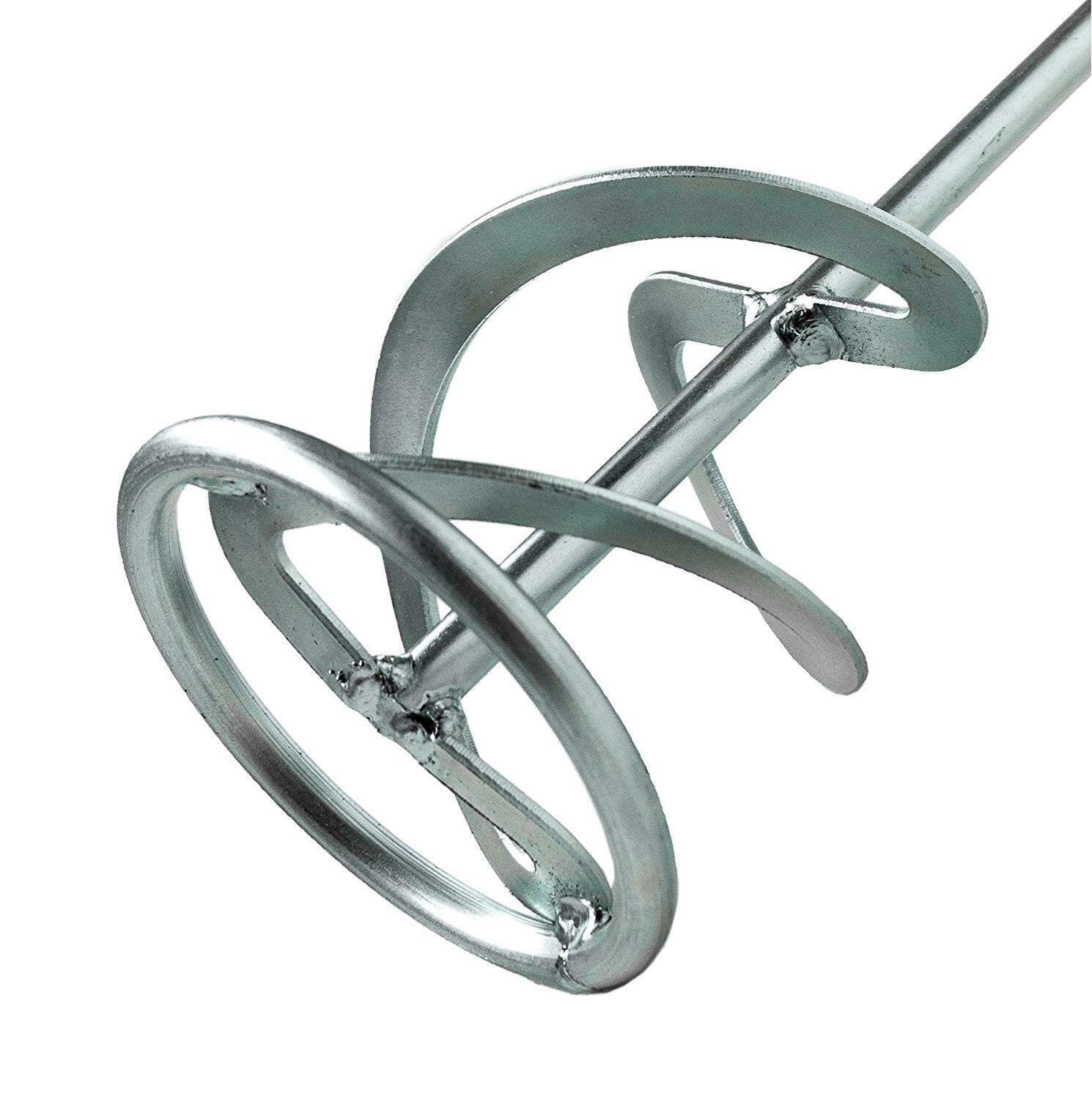 Frusta Miscelatore Professionale 100x600 Mm - Gambo Esagonale 8 Mm Per Malta E Colla