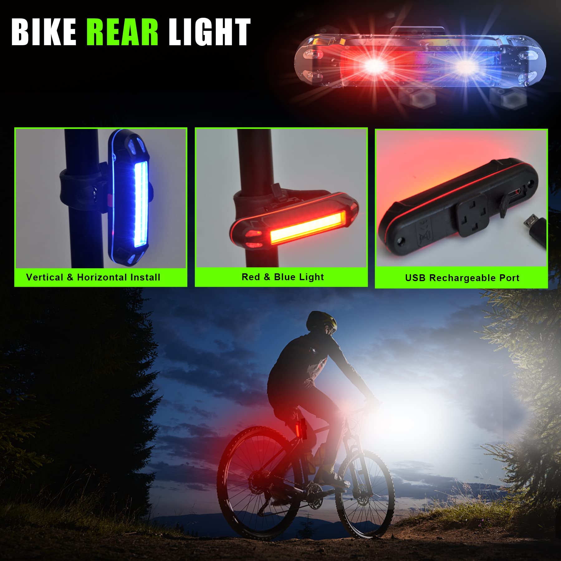 bike lights front and back