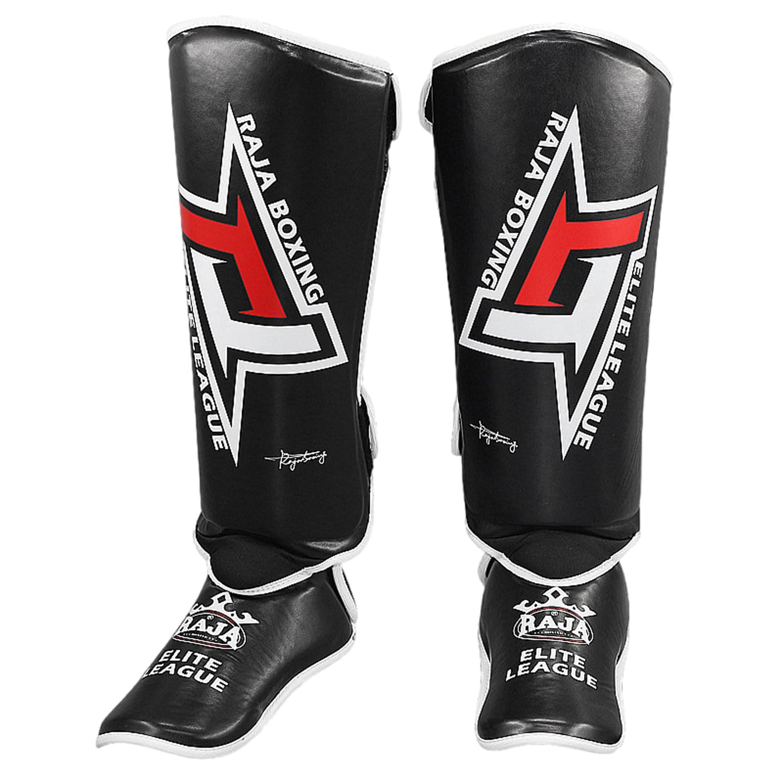 Chaoyilian Martial Arts Shin Guards,Martial Arts Shin Pads,Shin Guards For Kickboxing,With Instep Protection,Durable,Extended Adjustable Straps,For Kickboxing,Martial Arts Exercise,Weightlifting