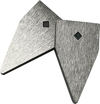 AccuSharp Knife Sharpener Blades, Tungsten Carbide Replacement Blades, 2 Pieces Reversible Replacement Blades, Industrial Sharpener Accessories