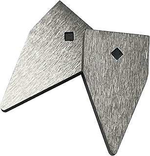 AccuSharp Knife Sharpener Blades, Tungsten Carbide Replacement Blades, 2 Pieces Reversible Replacement Blades, Industrial Sharpener Accessories