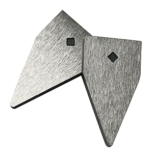 AccuSharp Knife Sharpener Blades Tungsten Carbide Replacement Blades 2 Pieces Reversible Replacement Blades Industrial Sharpener Accessories