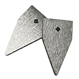 AccuSharp Knife Sharpener Blades, Tungsten Carbide Replacement Blades, 2 Pieces Reversible Replacement Blades, Industrial Sharpener Accessories