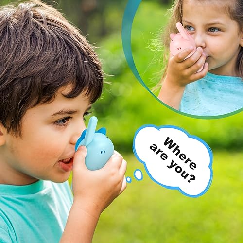 Miniatura 6 de Walkie Talkies recargables para niños, juguete de radio de 2 vías de 22 canales, rango de 3 millas, juegos familiares al aire libre, senderismo,