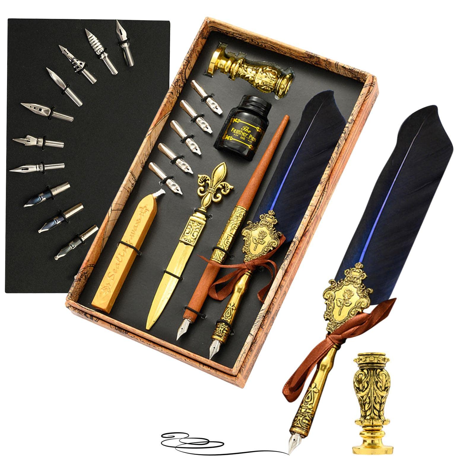 未使用きゃろくろガラス工房 星空のガラスペン 公式通販 きゃろくろ