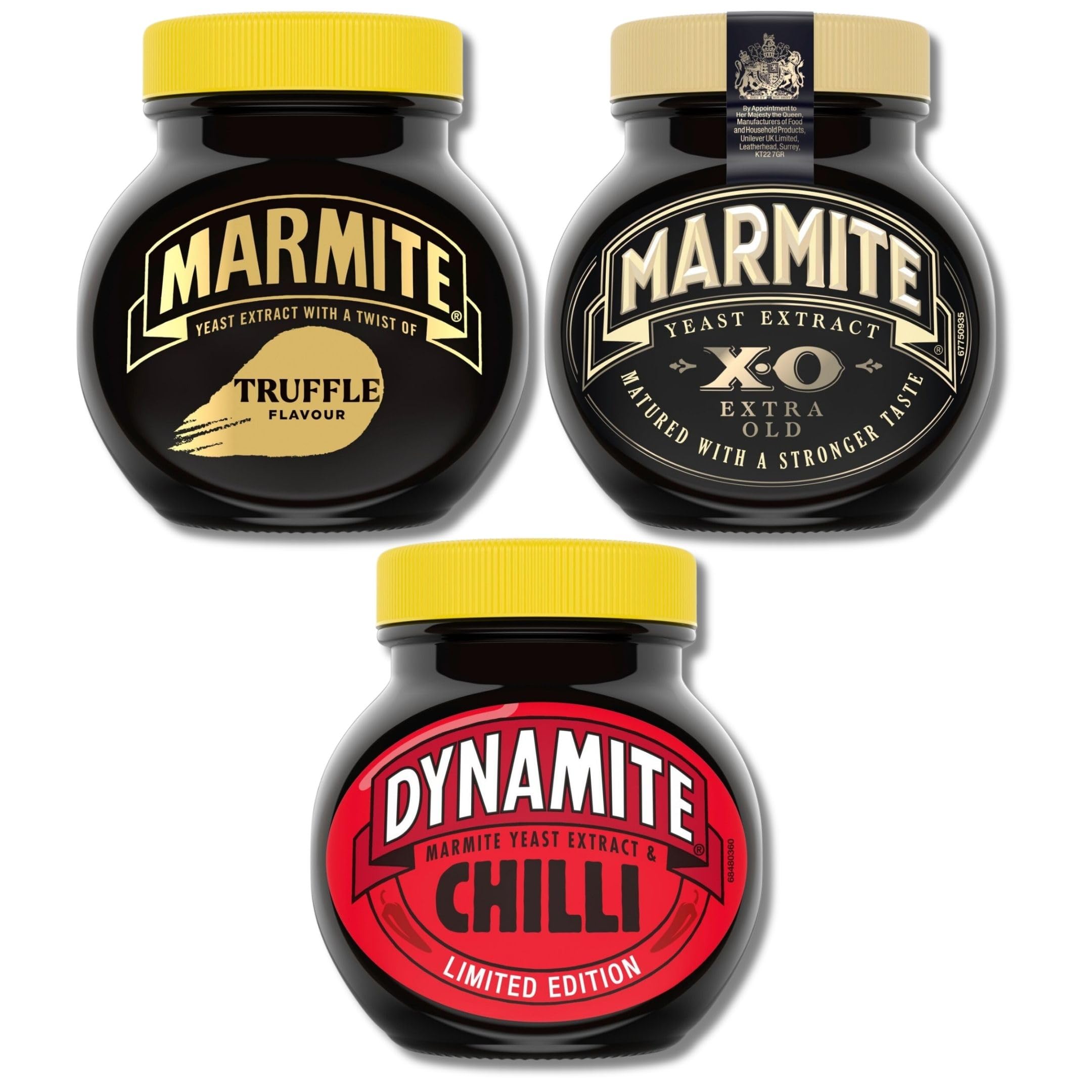 Buy Marmite Gifts Bundle Truffle Marmite Jar 250g, Dynamite Marmite