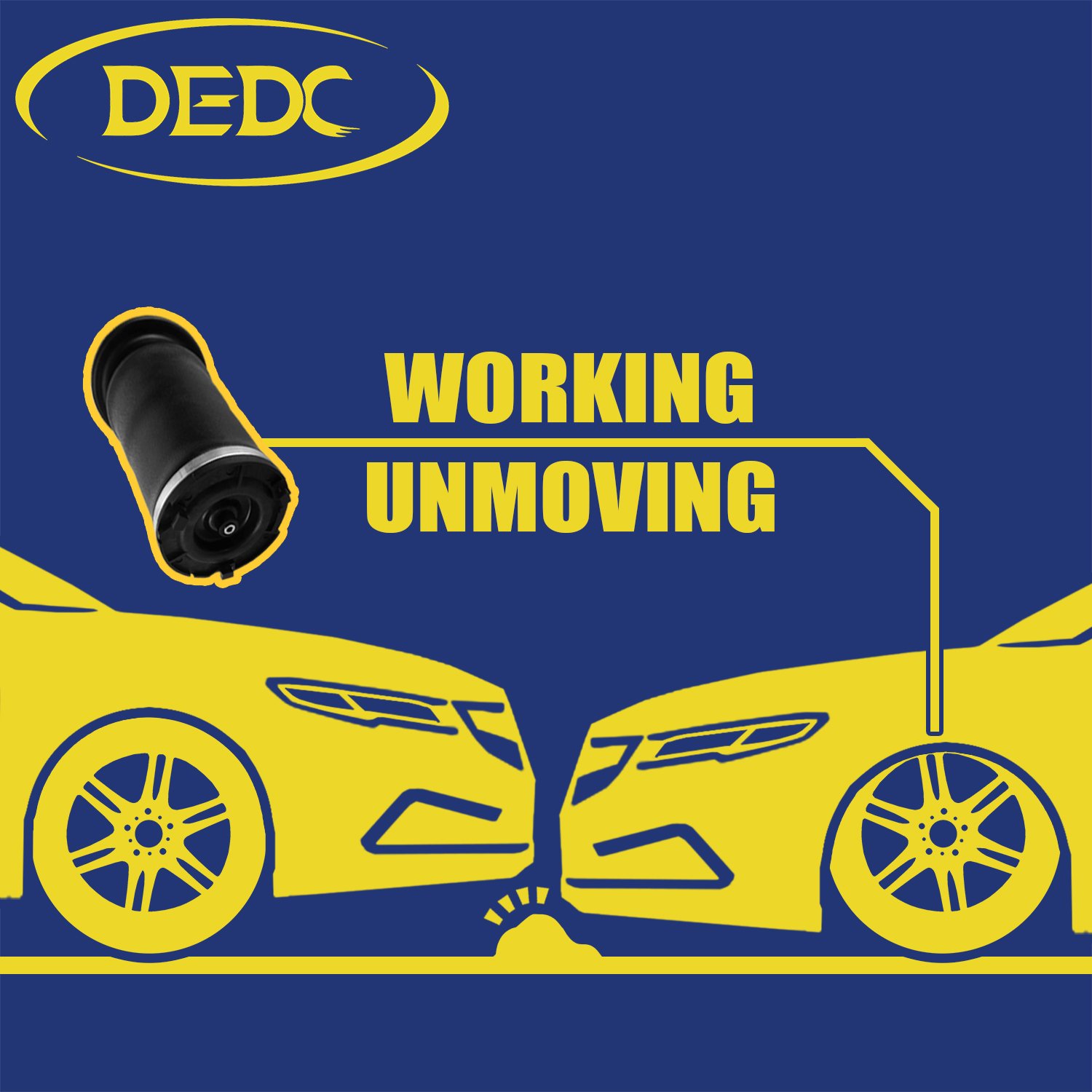 DEDC NEW Air Ride Suspension Rear Air Spring Fit For Hummer H2 2003 - View #8