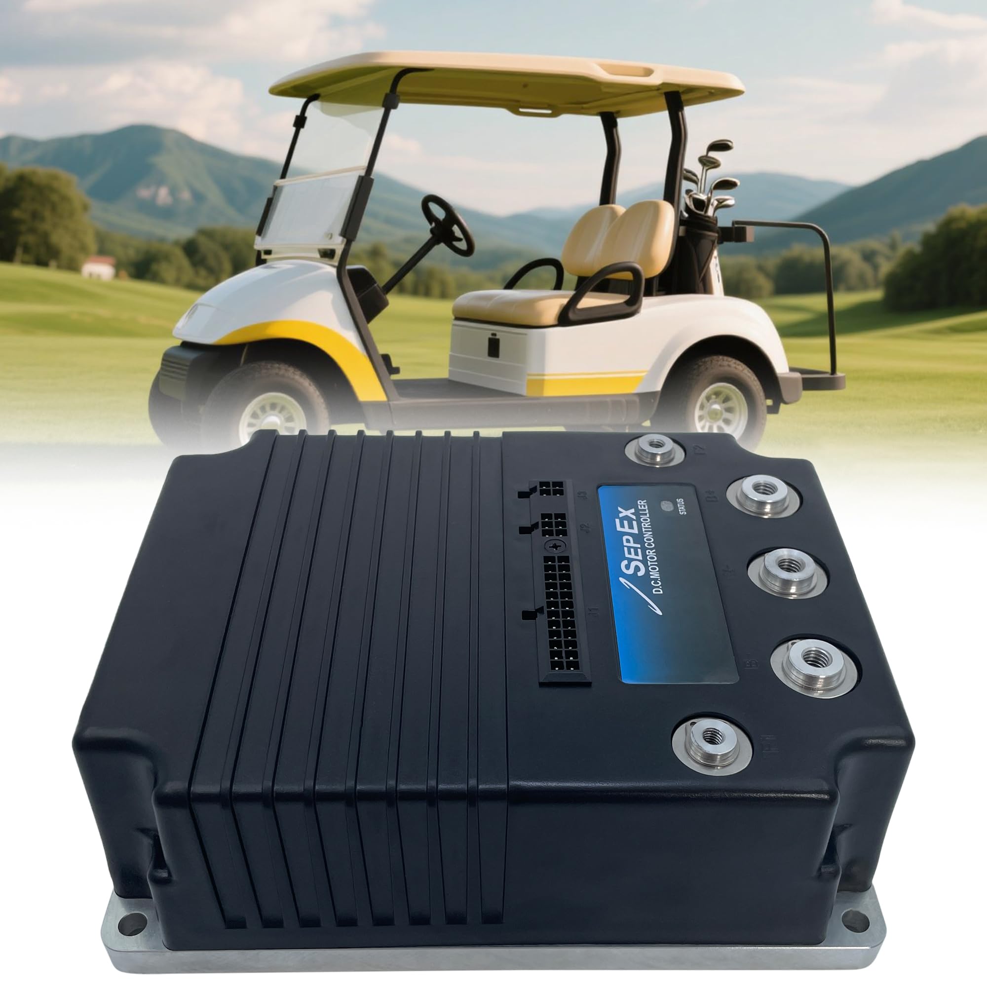 1268-5403 DC SepEx regulator prędkości silnika 36-48 V 400 A pasuje do sterownika silnika Curtis 1268 DC SepEx EZ-GO wózków golfowych samochodu klubowego