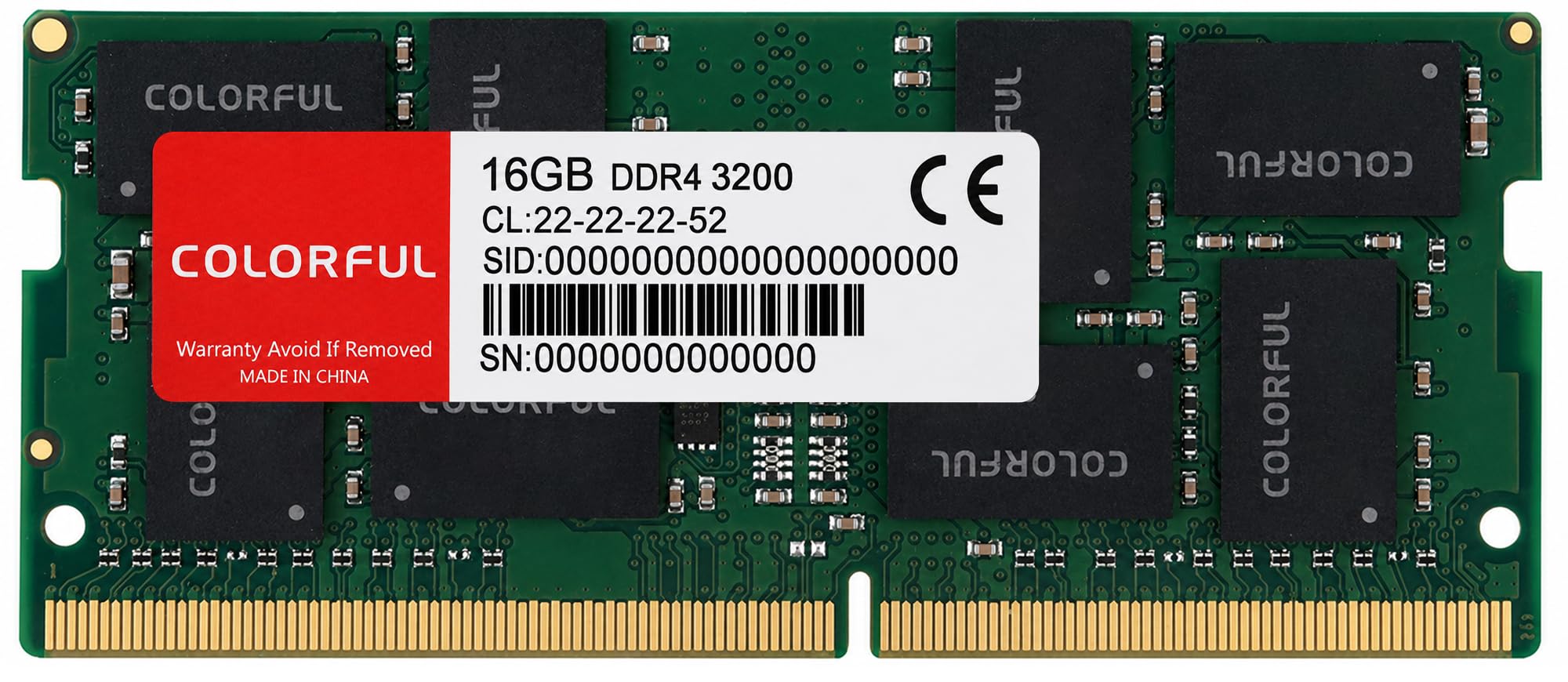 Amazon.com: Colorful DDR4 16GB RAM,3200MHz CL22 Laptop Memory