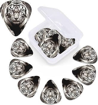 12 Pack Guitar Picks Thin Medium & Heavy Guitar Pick Electric Plectrums Set