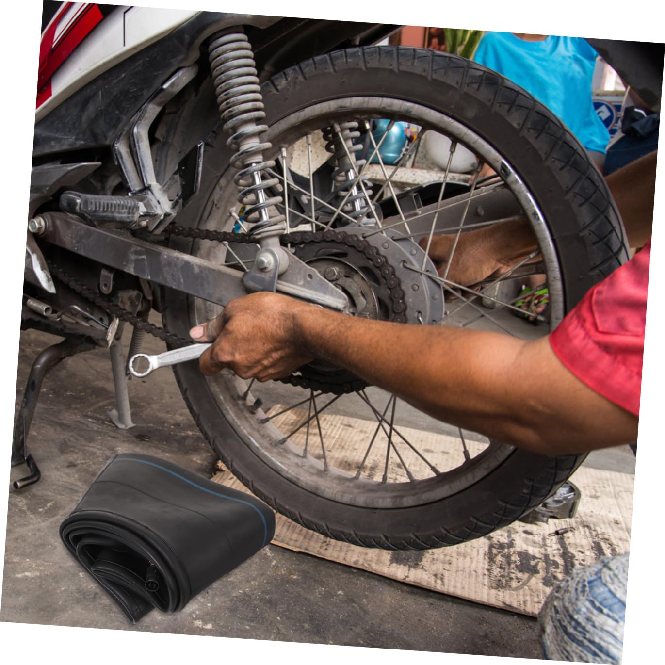 Cámara de Aire para Moto Offroad 3.00-12 Pulgadas de Goma
