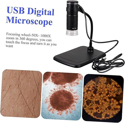Miniatura 5 de OSALADI 5pcs 3 1 Mobile Phone Microscope USB Inspection Camera Computer Microscope Digital Microscope Microscopio Digital Microscope Handheld Mini