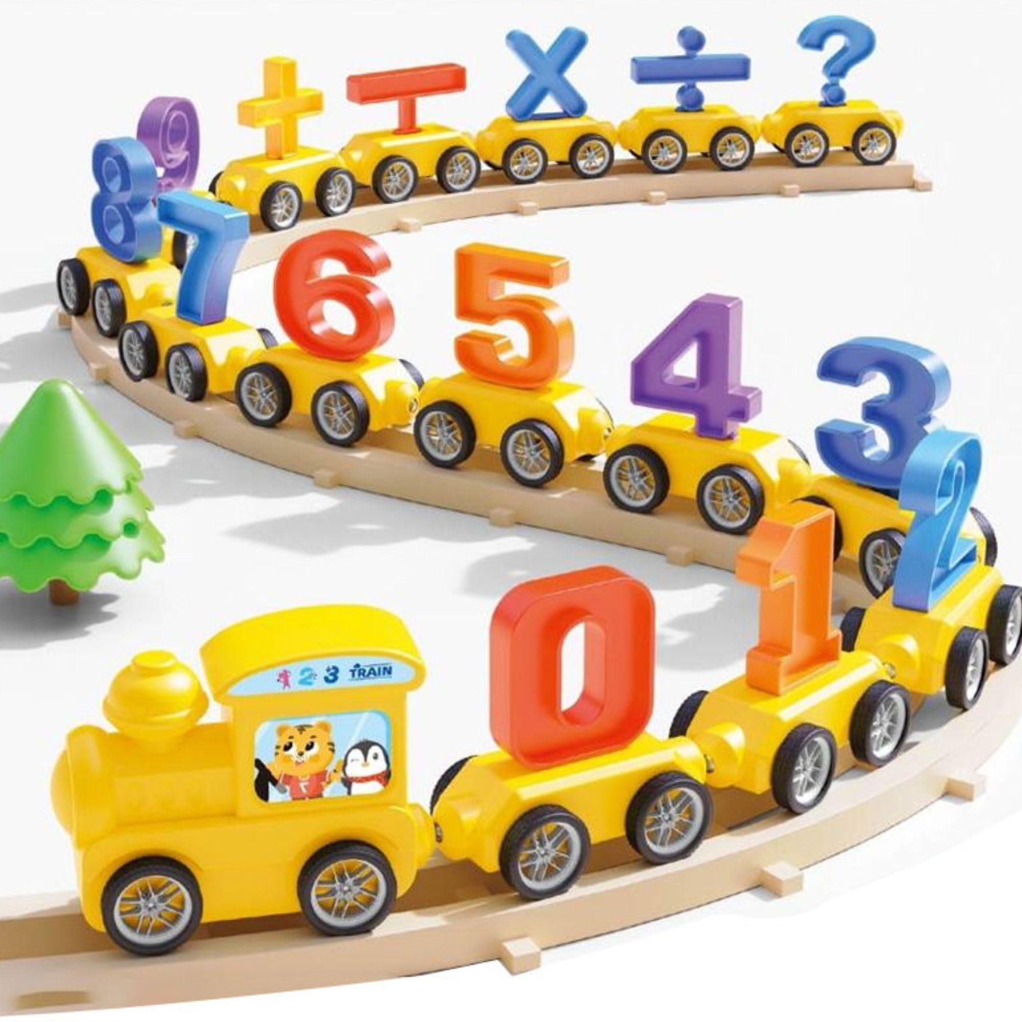 Train magnétique chiffres 0-10, jouet éducatif enfant. Petit train pour bébé 1 an : compter, couleurs, motricité fine. Cadeau dévelo - Jeux - Jouets Train magnétique chiffres 0-10, jouet éducatif enfant. Petit train pour bébé 1 an : compter, couleurs, motricité fine. Cadeau dévelo - Jeux - Jouets