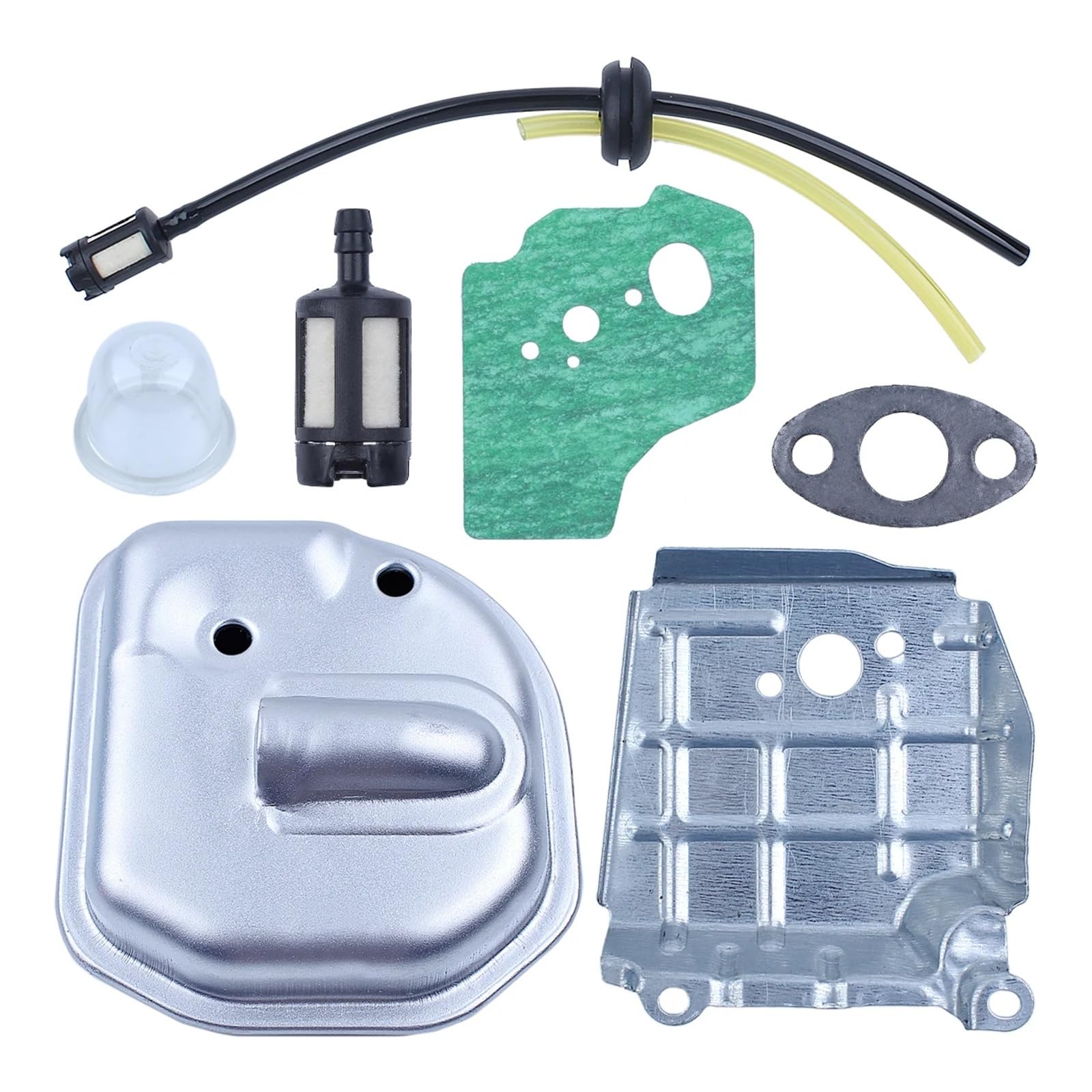 Junta aislante de escape for GX35, GX35NT, HHT35S, UMK435, cortacésped, motosierra, repuestos, Motosierra Gasolina