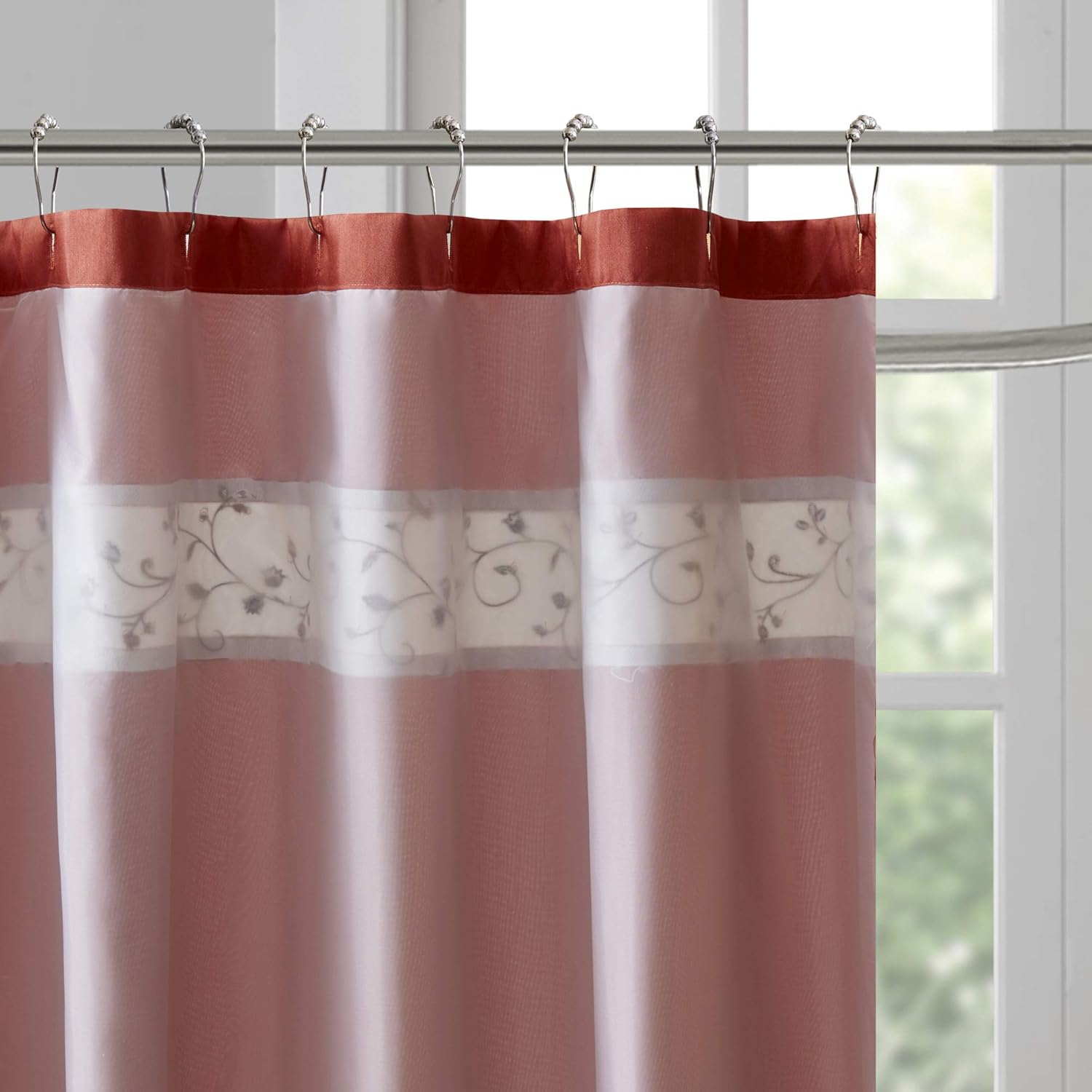 Madison Park Serene Towel Set, See below, Red : Home & Kitchen