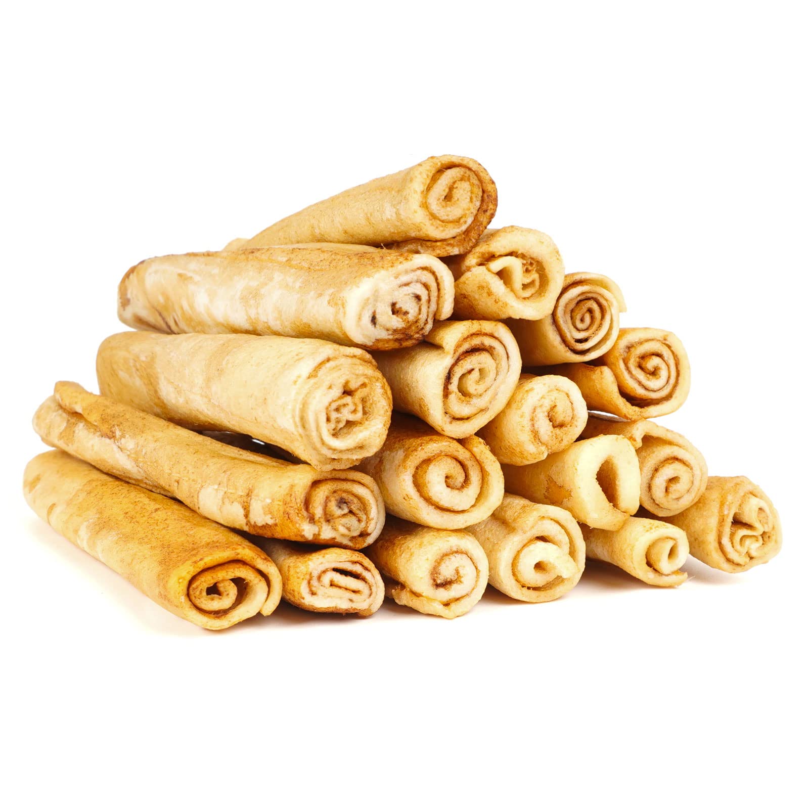 MON2SUN Dog Treats, 6Inch Chicken Flavor Rawhide Rolls, 10.2 oz