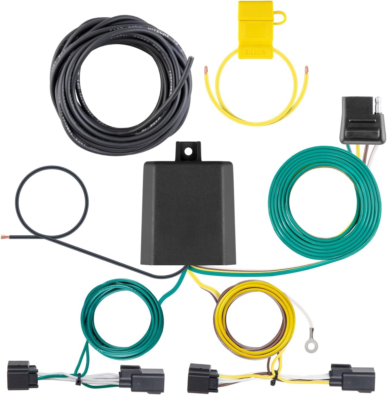 CURT 56501 Vehicle-Side Custom 4-Pin Trailer Wiring Harness, Fits Select Kia Telluride