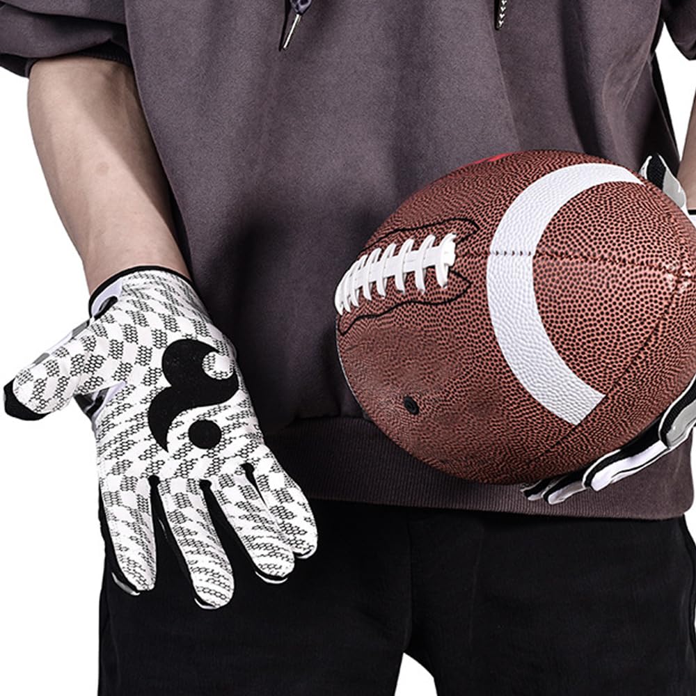 Gants de rugby, gants de sport antidérapants pour fitness, activités de plein air et randonnée, meilleure adhérence