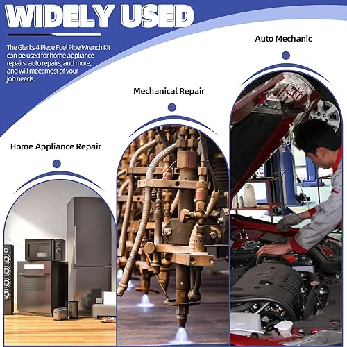 Miniatura 7 de Glarks El kit de 4 alicates de línea de combustible incluye pinzas de filtro de combustible de 9 pulgadas y clip de abrazadera de tubo de manguera