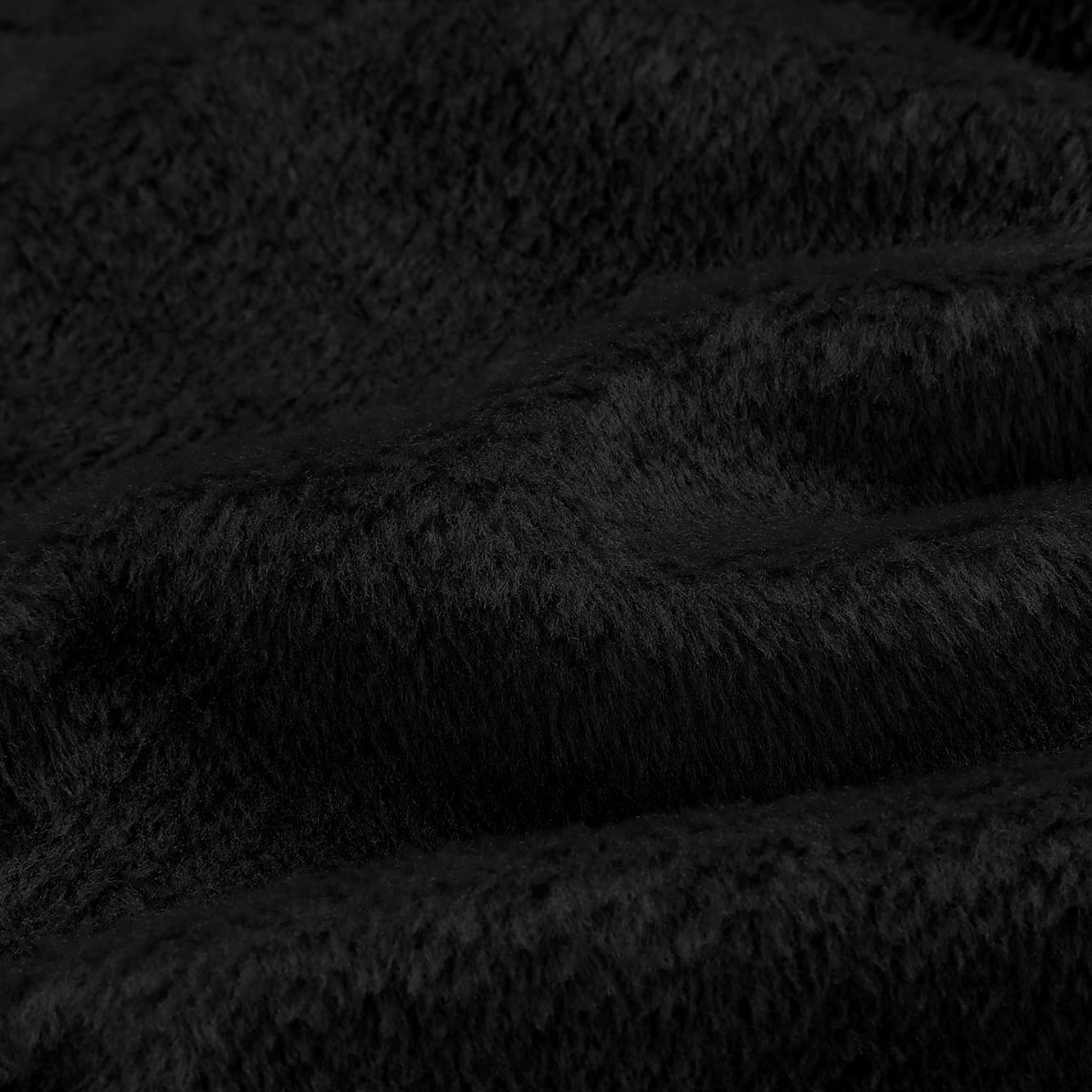 Ylingjun - Gonna da donna in jersey caldo foderato in caldo pile elastico in vita a una linea svasata invernale, nero, XX-Large