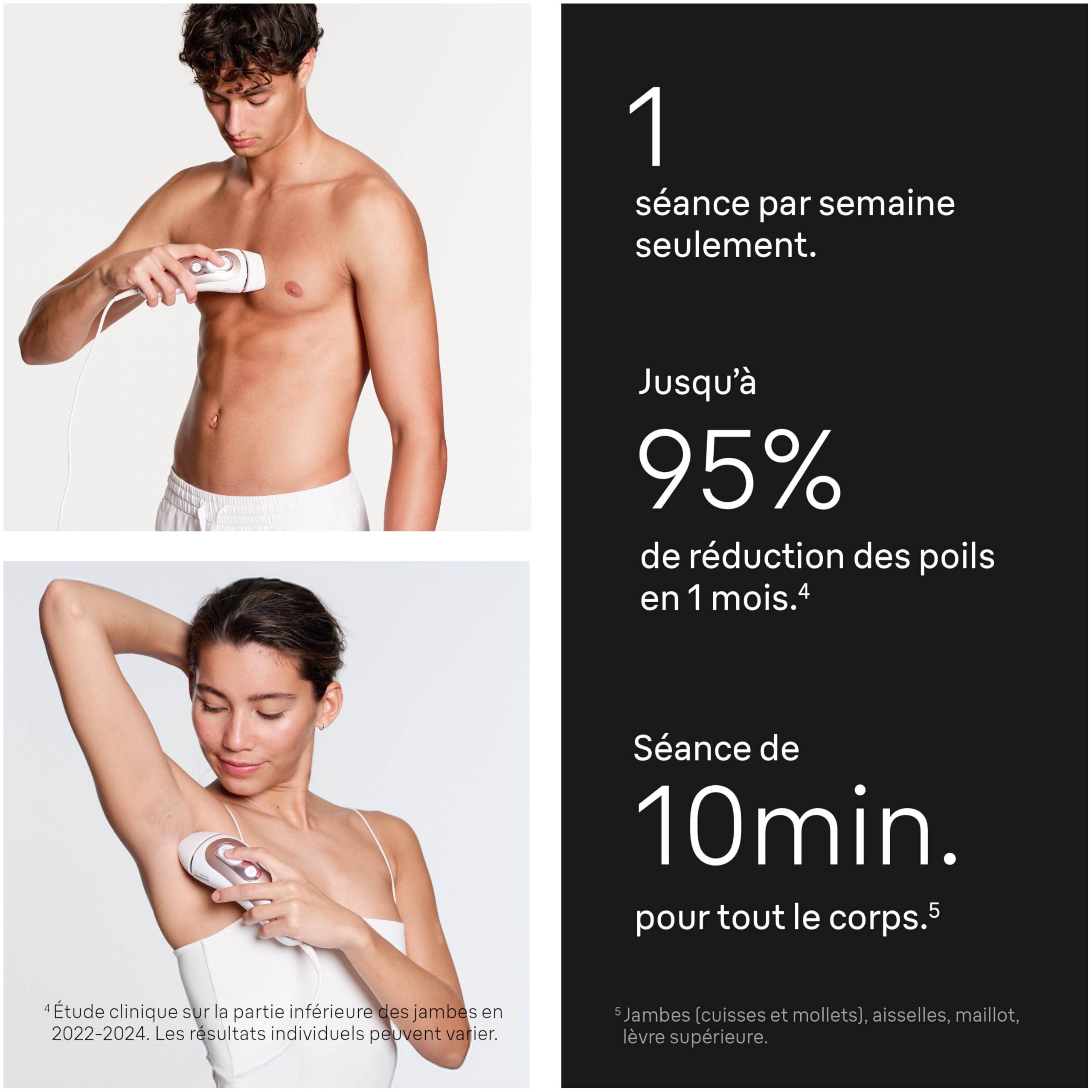 Braun Epilateur A Lumiere Pulsee Intelligent Skin i·expert PL7387, Epilation A Domicile, Alternative Au Laser, Avec Appli, Rasoir Gillette Venus, 4 Têtes Intelligentes Pour Epiler Jambes, Visage, Plus | Épilation laser alternative pour la maison, épilatio