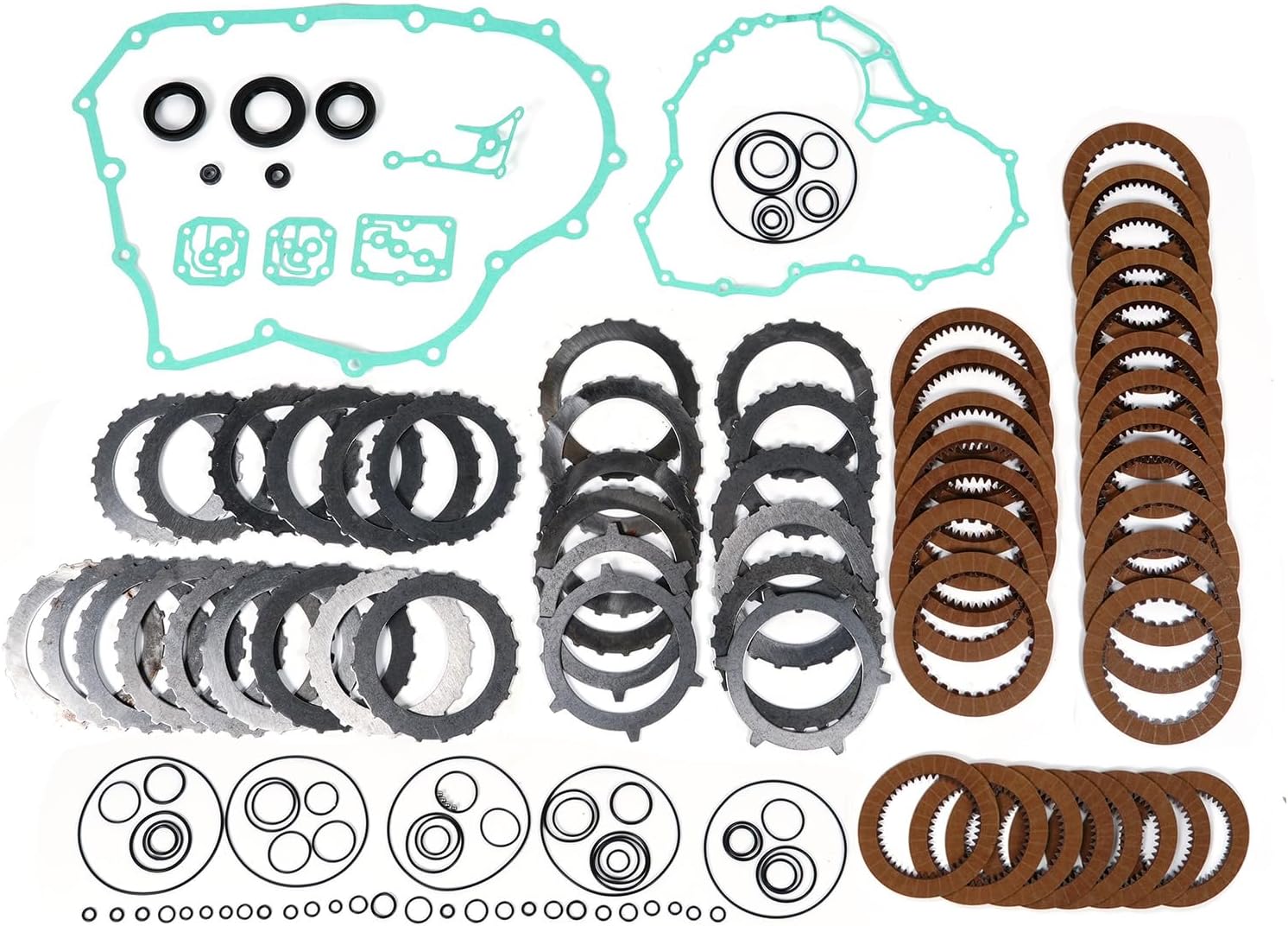B7WA Transmission Overhaul Rebuild Kit Fits for Hondy with 27 Friction Plates and 27 Steel Plates B7WA BAYA BYBA M7WA PVGA CM6 Transmission Aftermarket Parts