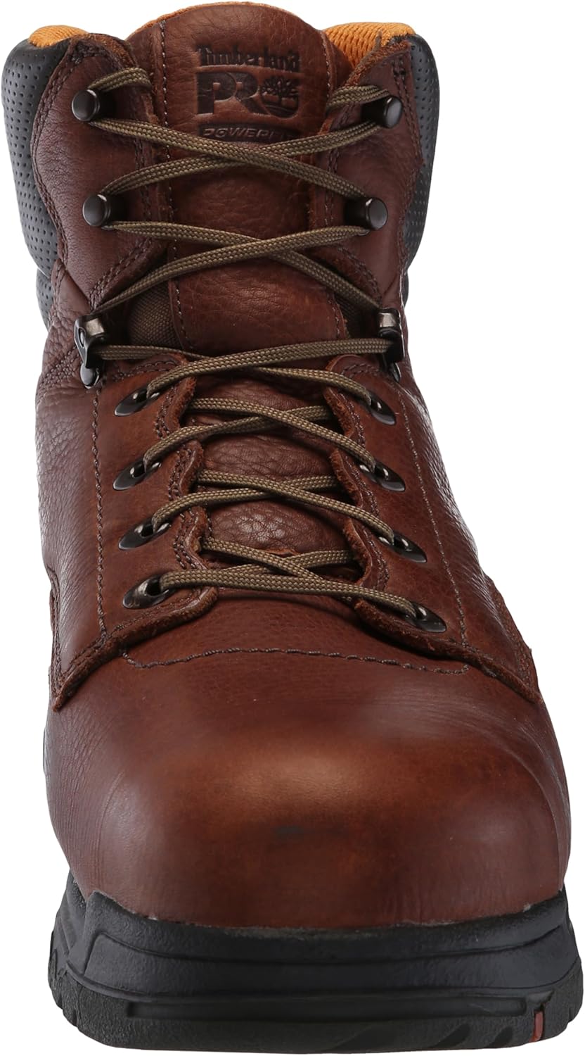 Timberland PRO Men's TiTAN 6 Inch Alloy Safety Toe Industrial Work Boot, Coffee Brown-2024 NEW, 9 W US - Image 2