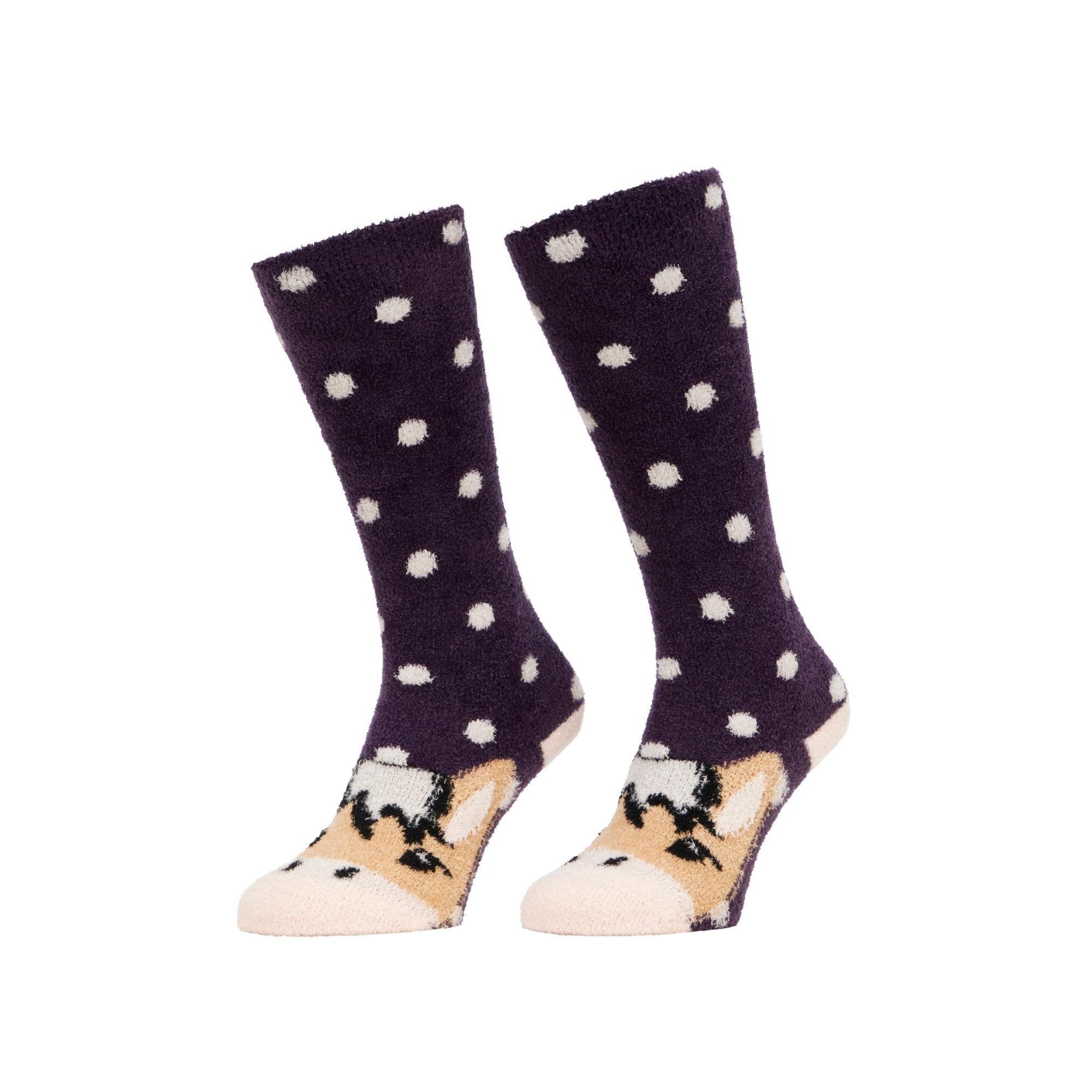 LeMieux Fluffy Character Socks - Fjord Juniper