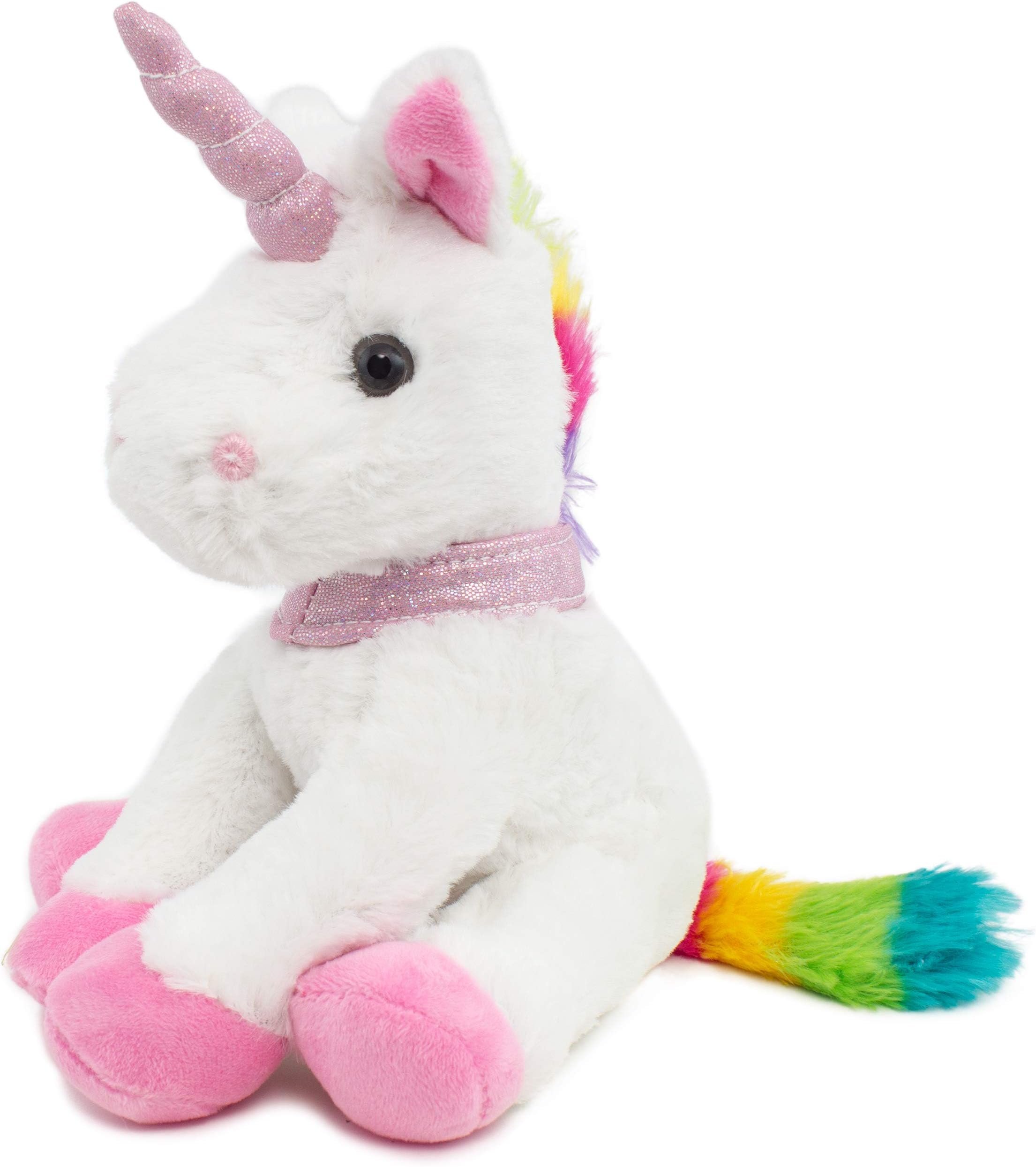 BRUBAKER Plush Unicorn - 8.3 Inches - Cuddly Plush Soft Toy - Stuffed Animal - White