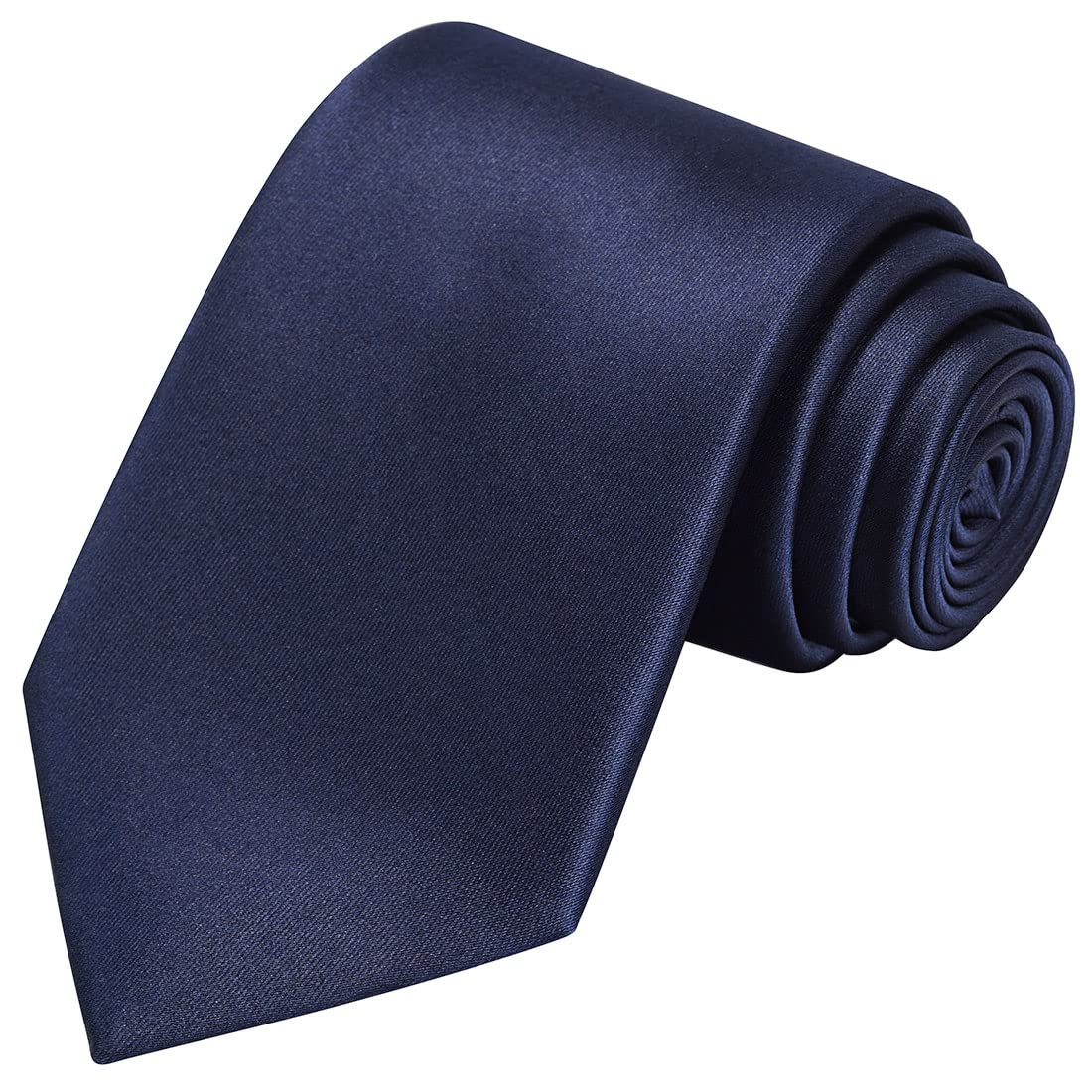 KissTies Mens Tie Striped Satin Necktie Wedding Ties + Gift Box