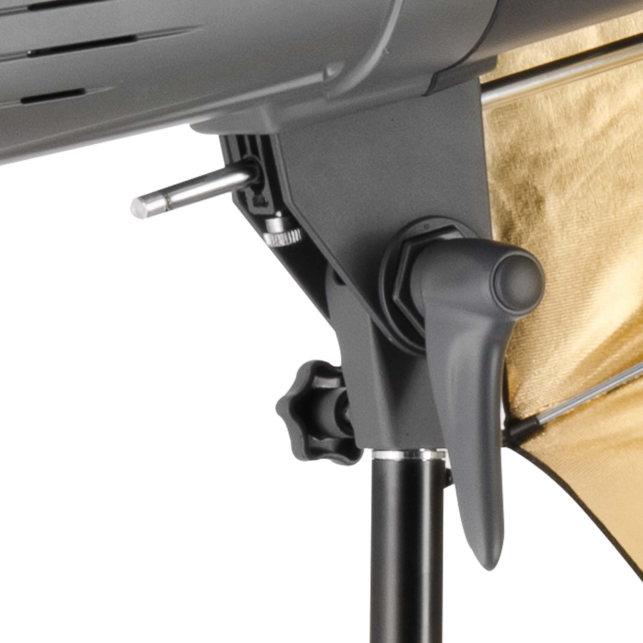 Parapluie réfléchissant walimex doré, 84 cm