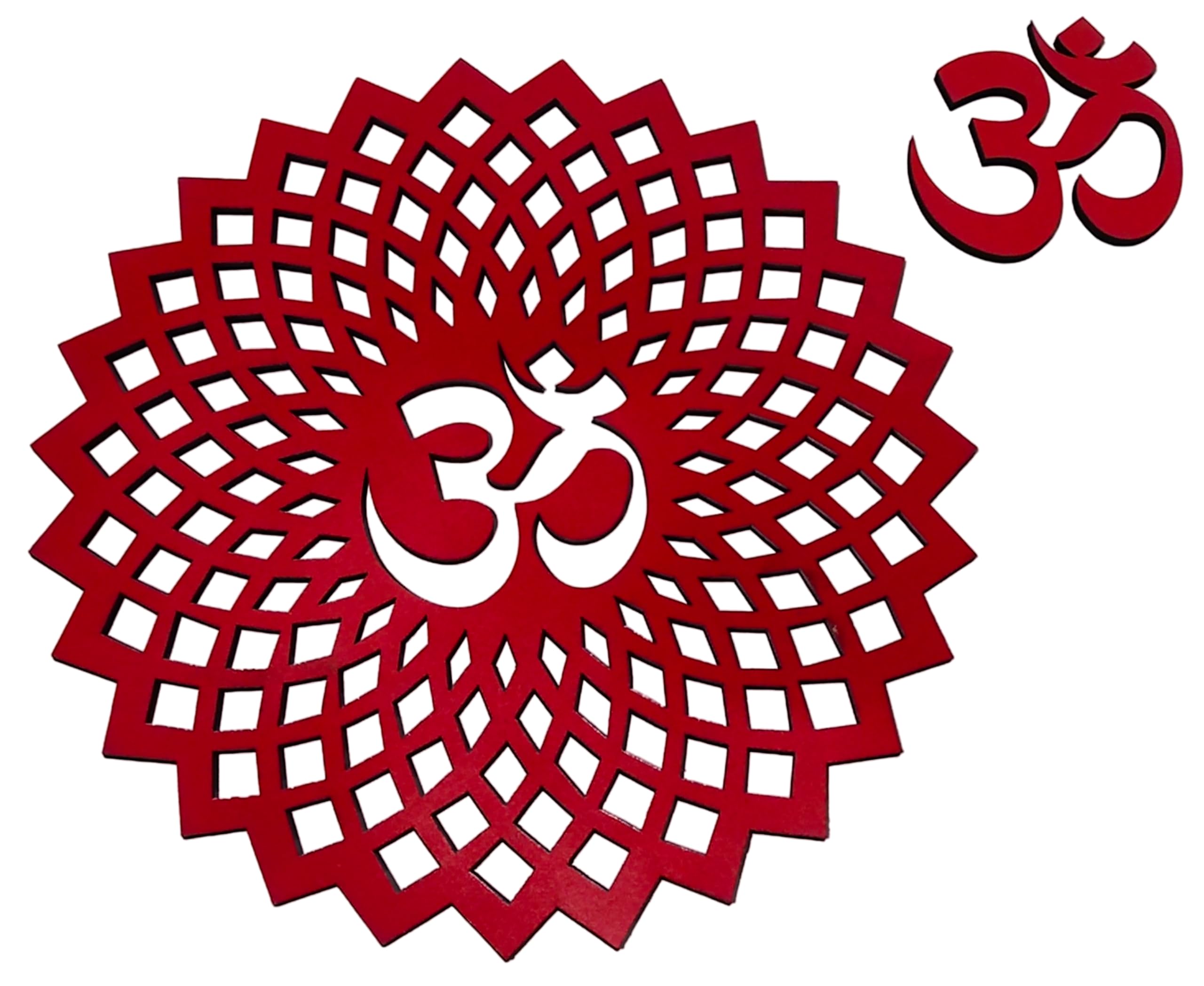 Golden Om Wall Hanging - Chakra Decor -22 Golden Om Wall Hanging - Chakra Decor -22