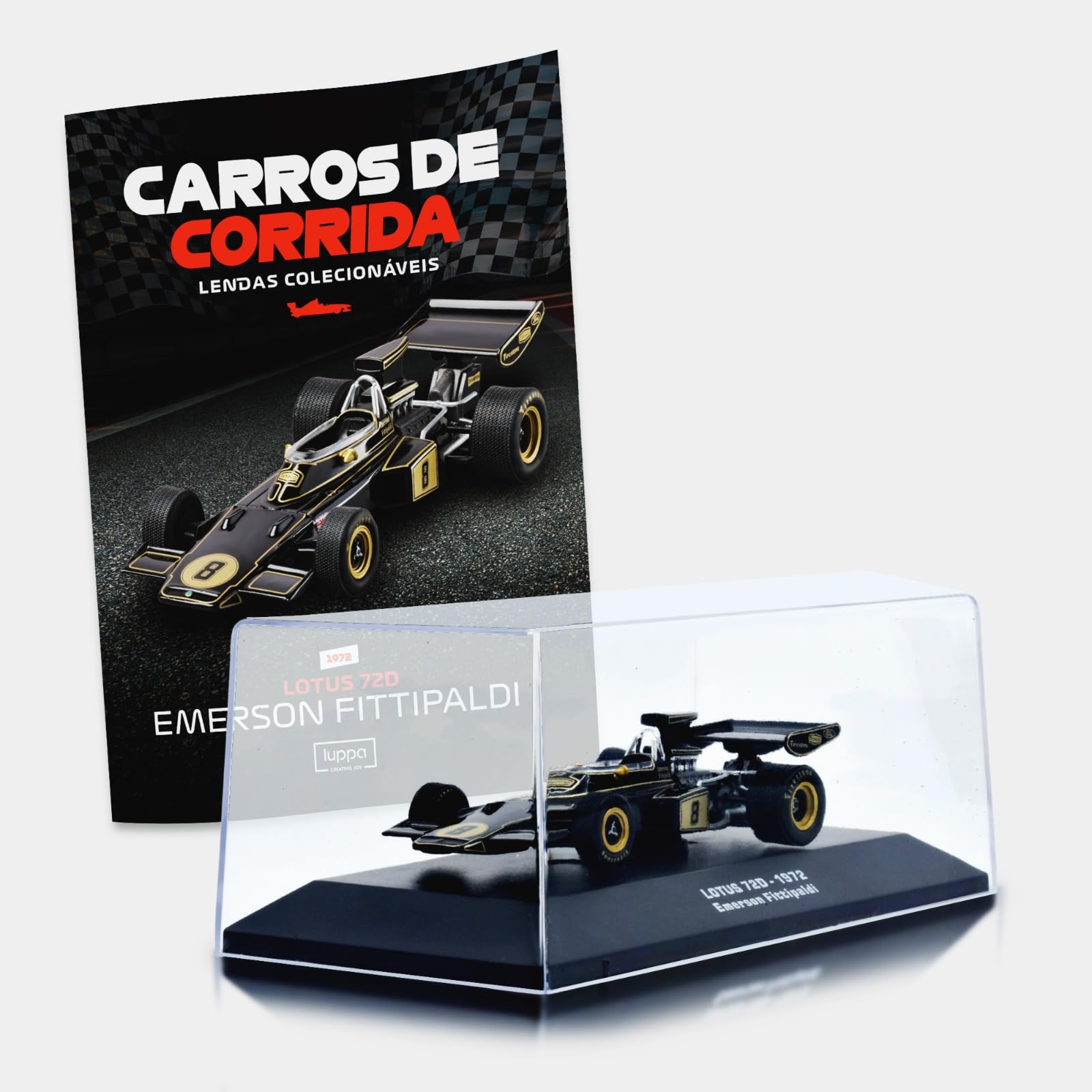 LUPPA LOTUS 72D 1972, Emerson Fittipaldi, Fórmula 1/Carro Metálico