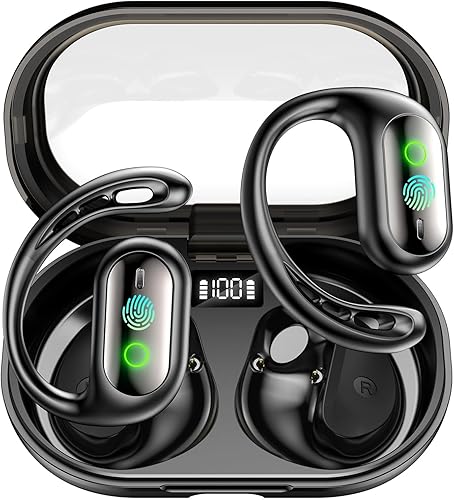 AI Real-Time Translation Earbuds, 144+ Language Translator Earbuds Real Time - Audifonos Traductores Inglés Español - Bluetooth 5.4 OWS for