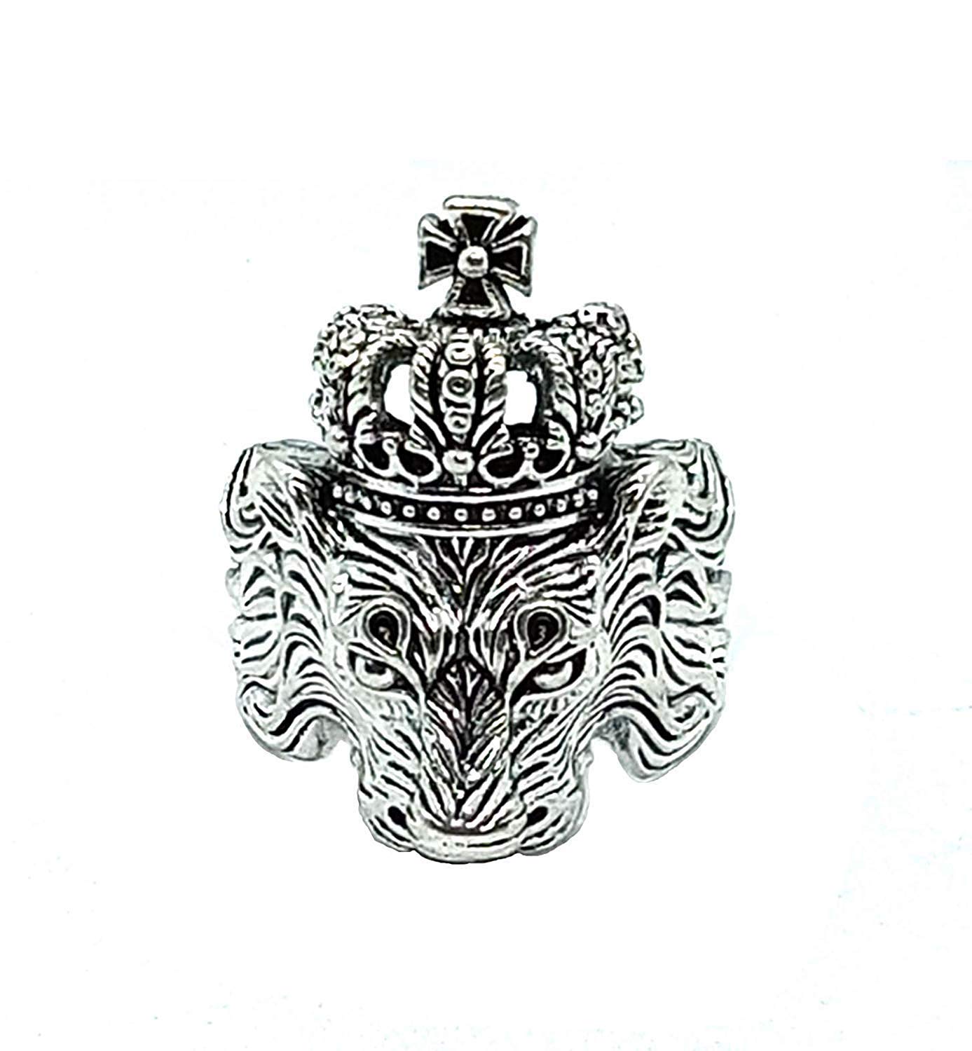 JD's King Lion Ring for Men and Women, Size: 20 (Click on JD India Gems and Rings to Buy Our Products)
