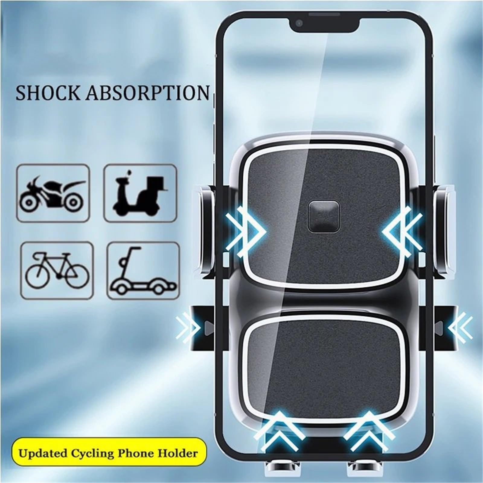 Support Guidon Antidérapant Moto pour Y&amaha TMAX 530, TMAX 500 TMAX 560.